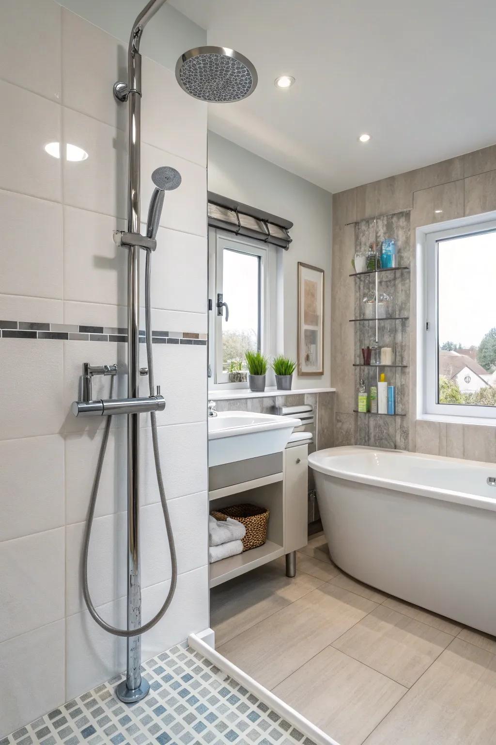 A skimming bar sanctions customizable loft and user-friendly blueprint.