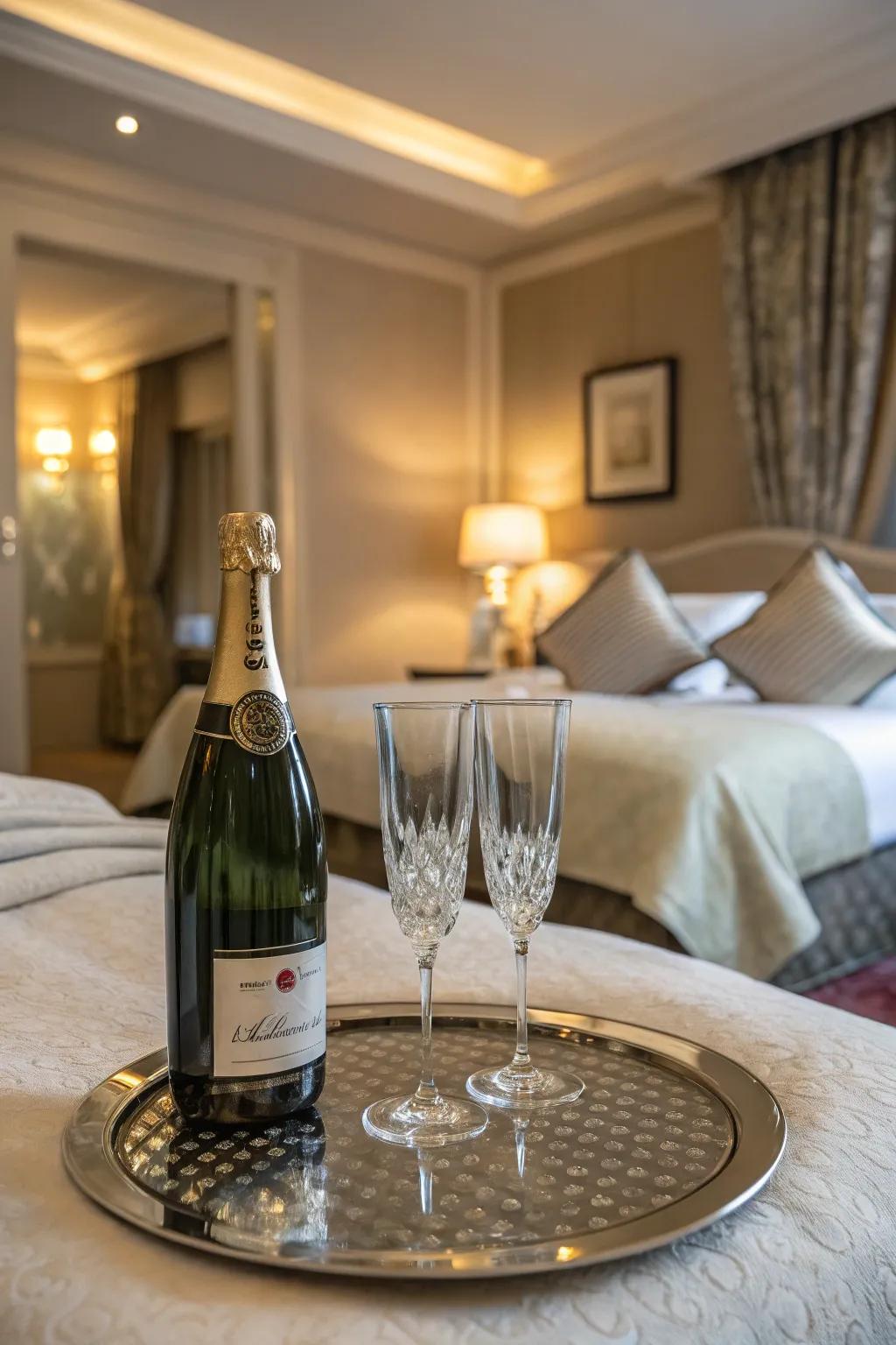 Raise a toast to the birthday with an infusion of sophistication.