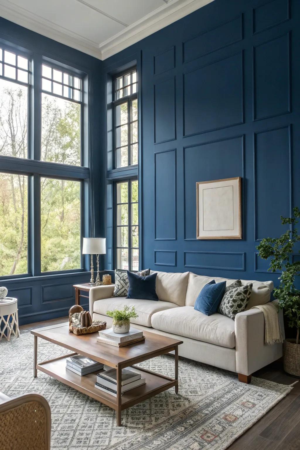 Emphasis walls infuse a burst of vibrancy.