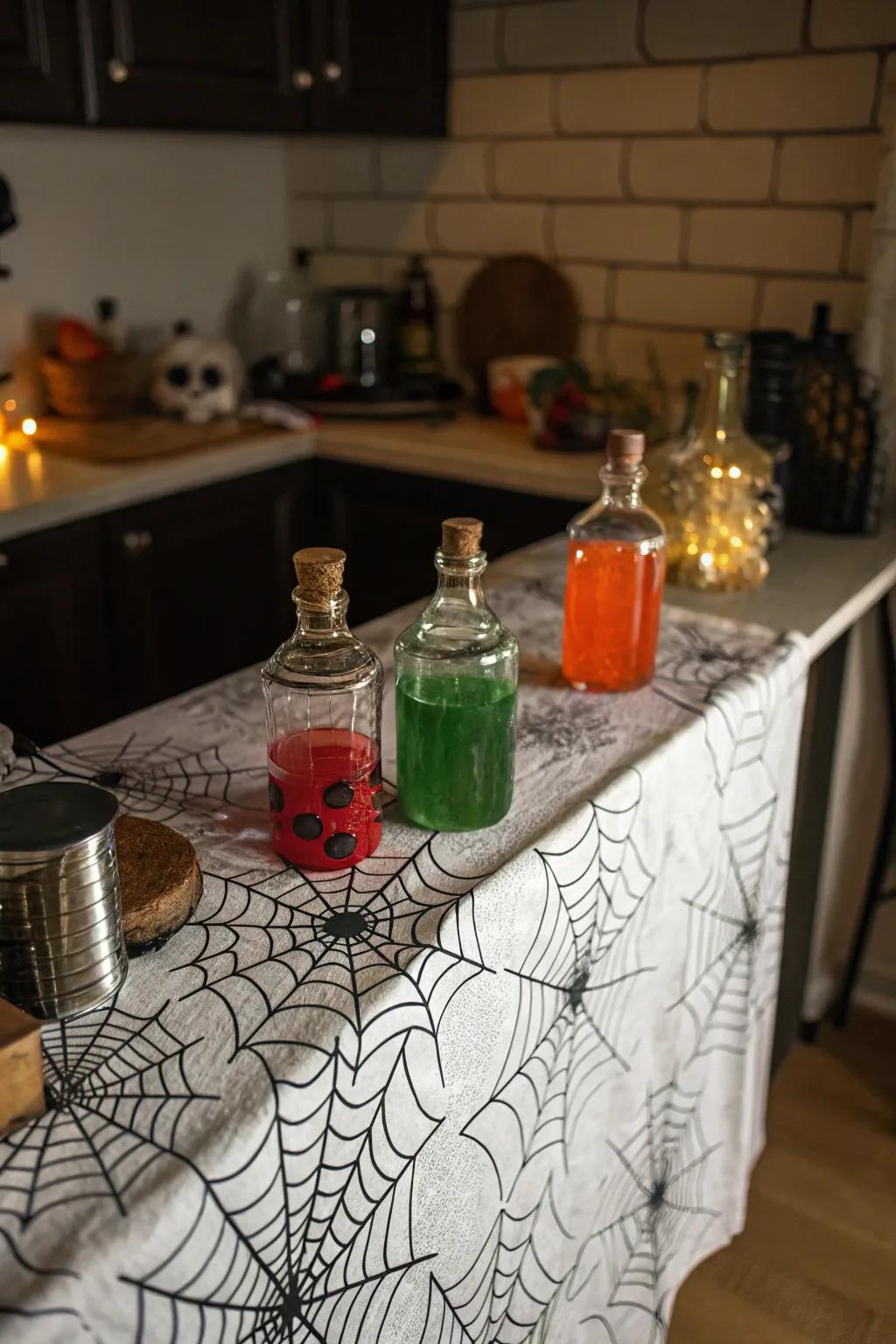Macabre Halloween embellishments tailored for your culinary domain.