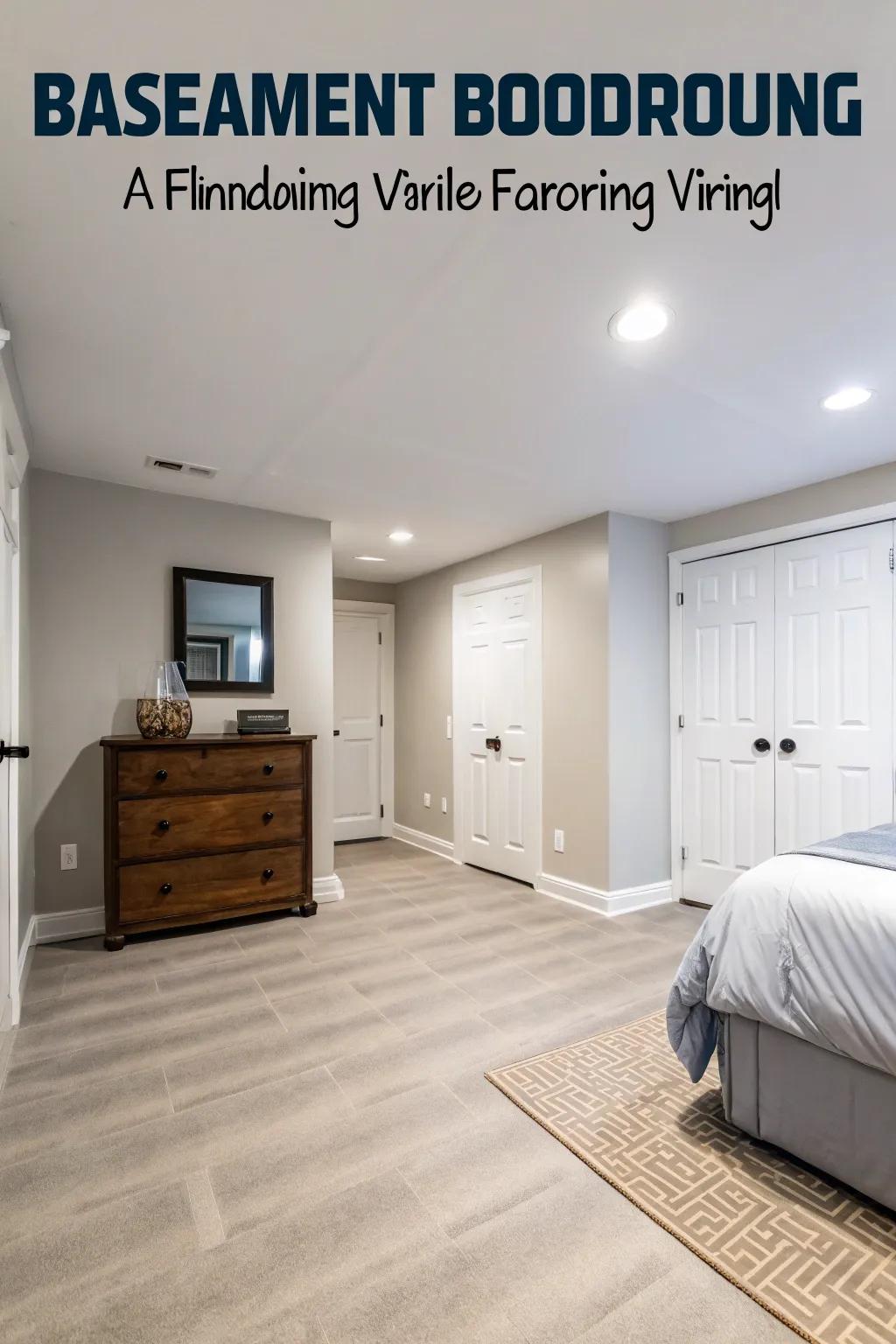 Polymeric flooring is an economical and resilient choice.