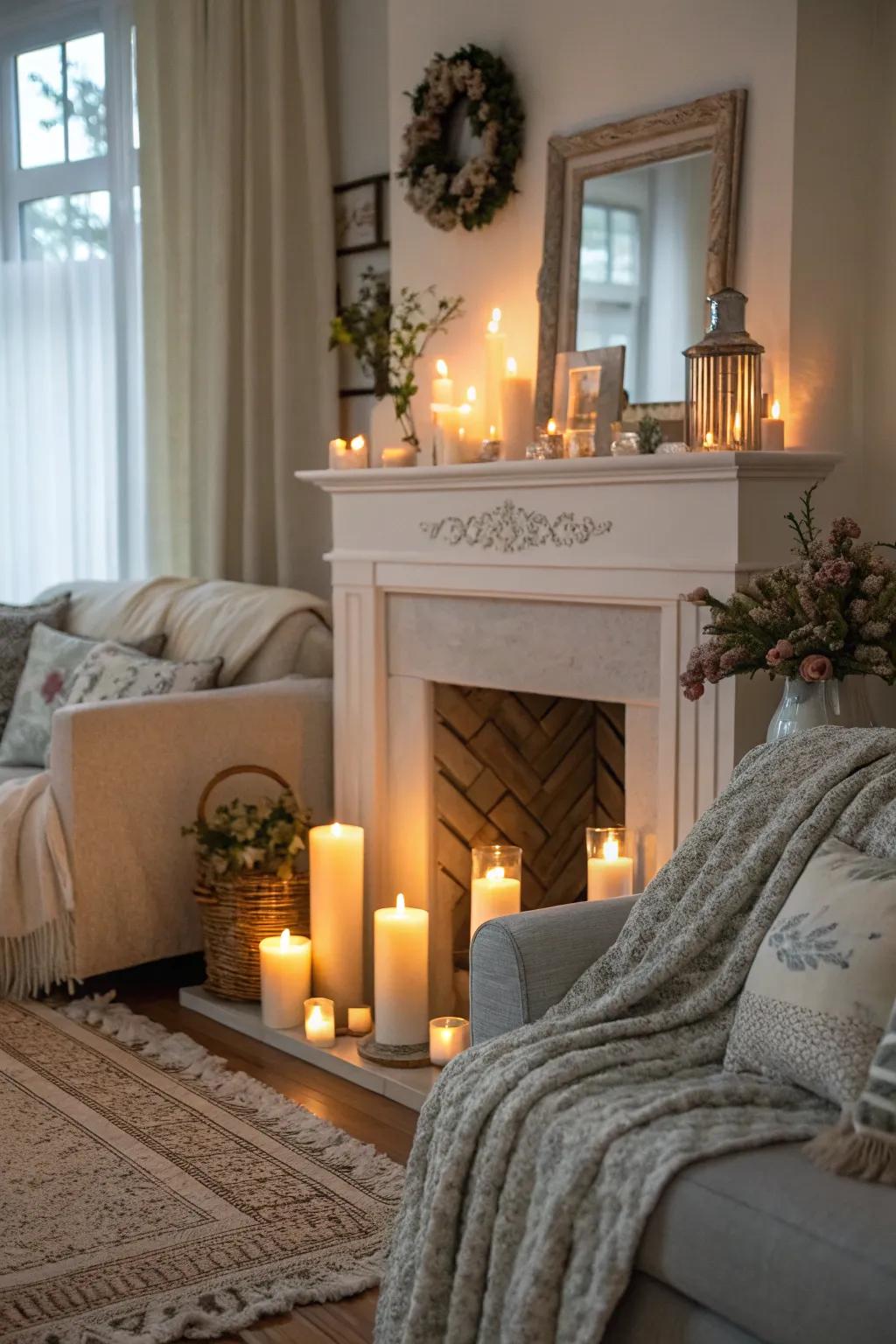 Inert flares furnish a secure and snug gleam, impeccable for a laid-back ambiance.