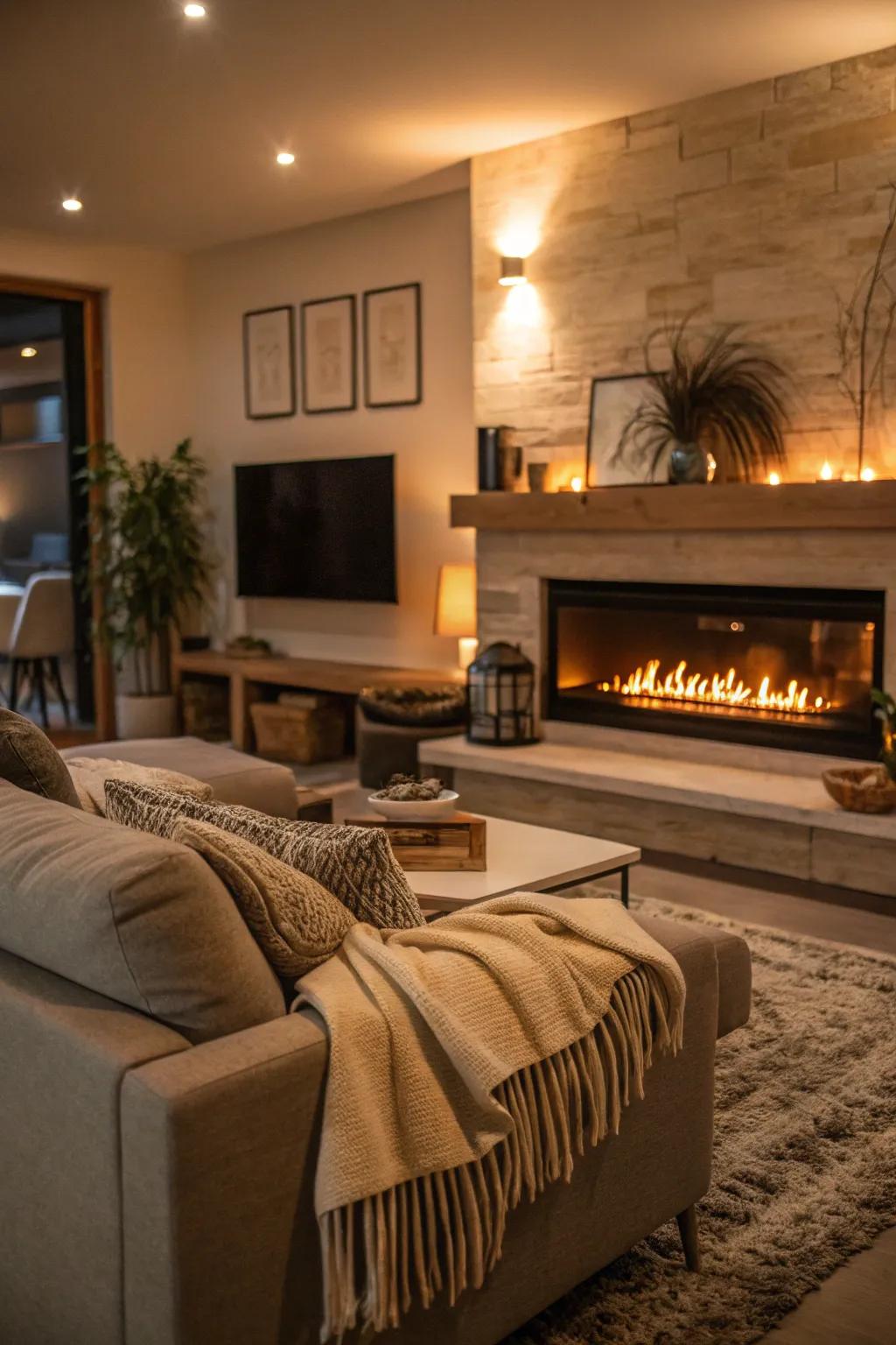 A hearth is the heart of your living space, delivering warmth and a comfortable point of focus.