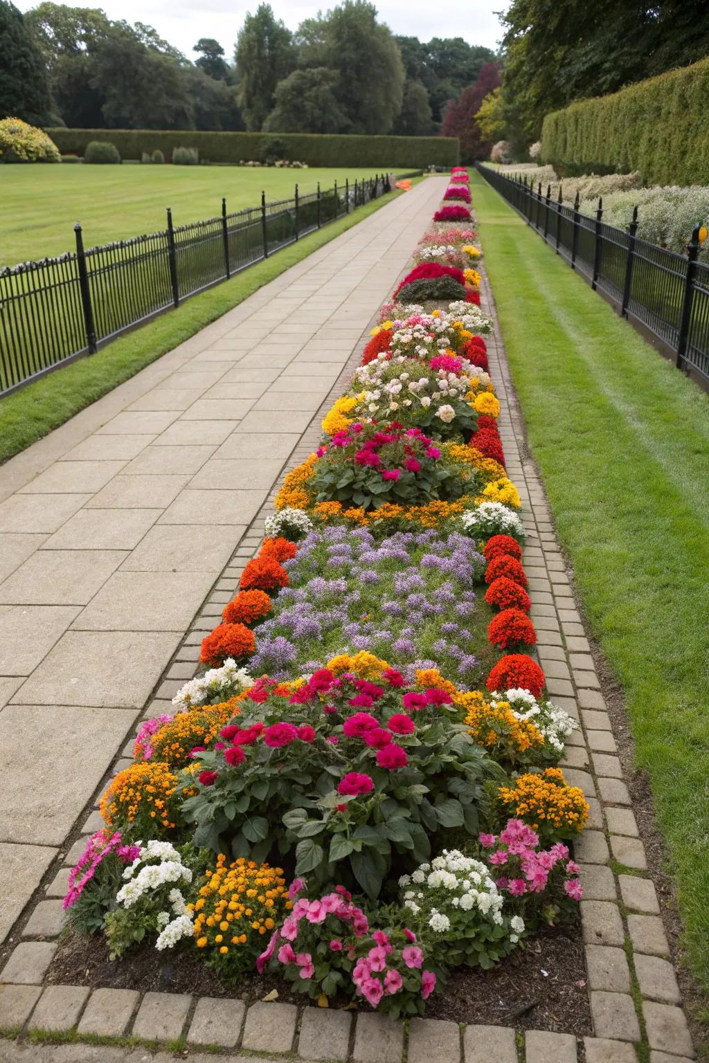 Symmetry brings order and ease to garden design.
