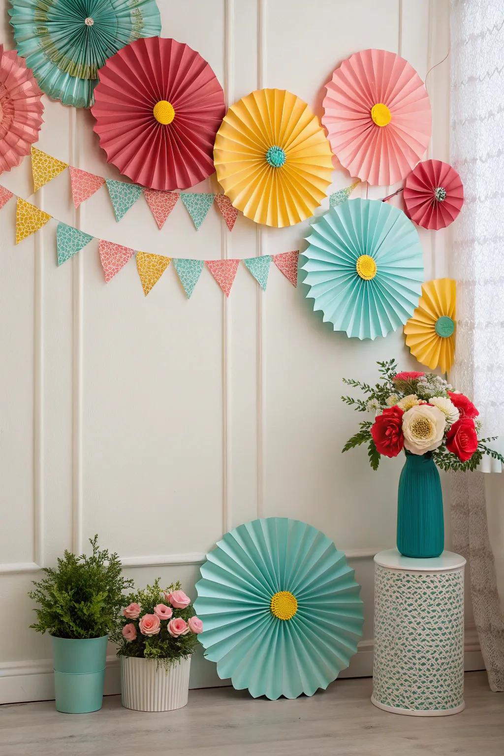 Unleash creativity with handcrafted paper adornments for Mother's Day.