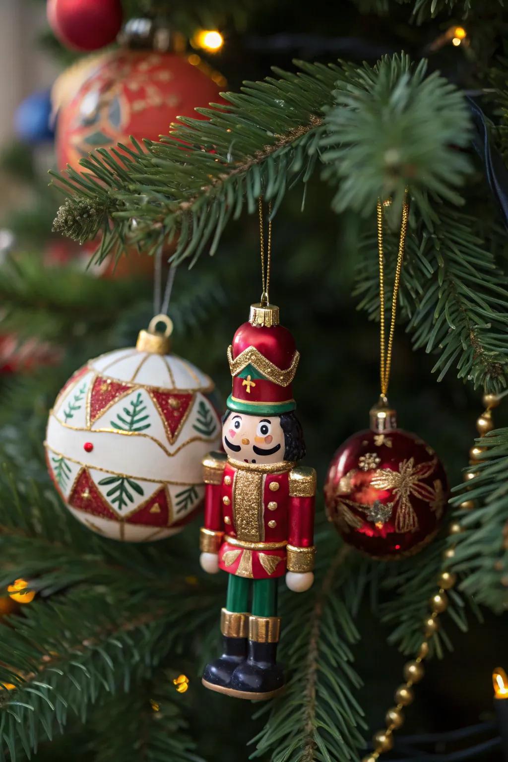 Ornamental particulars introduce exquisite artisanship to holiday décor.