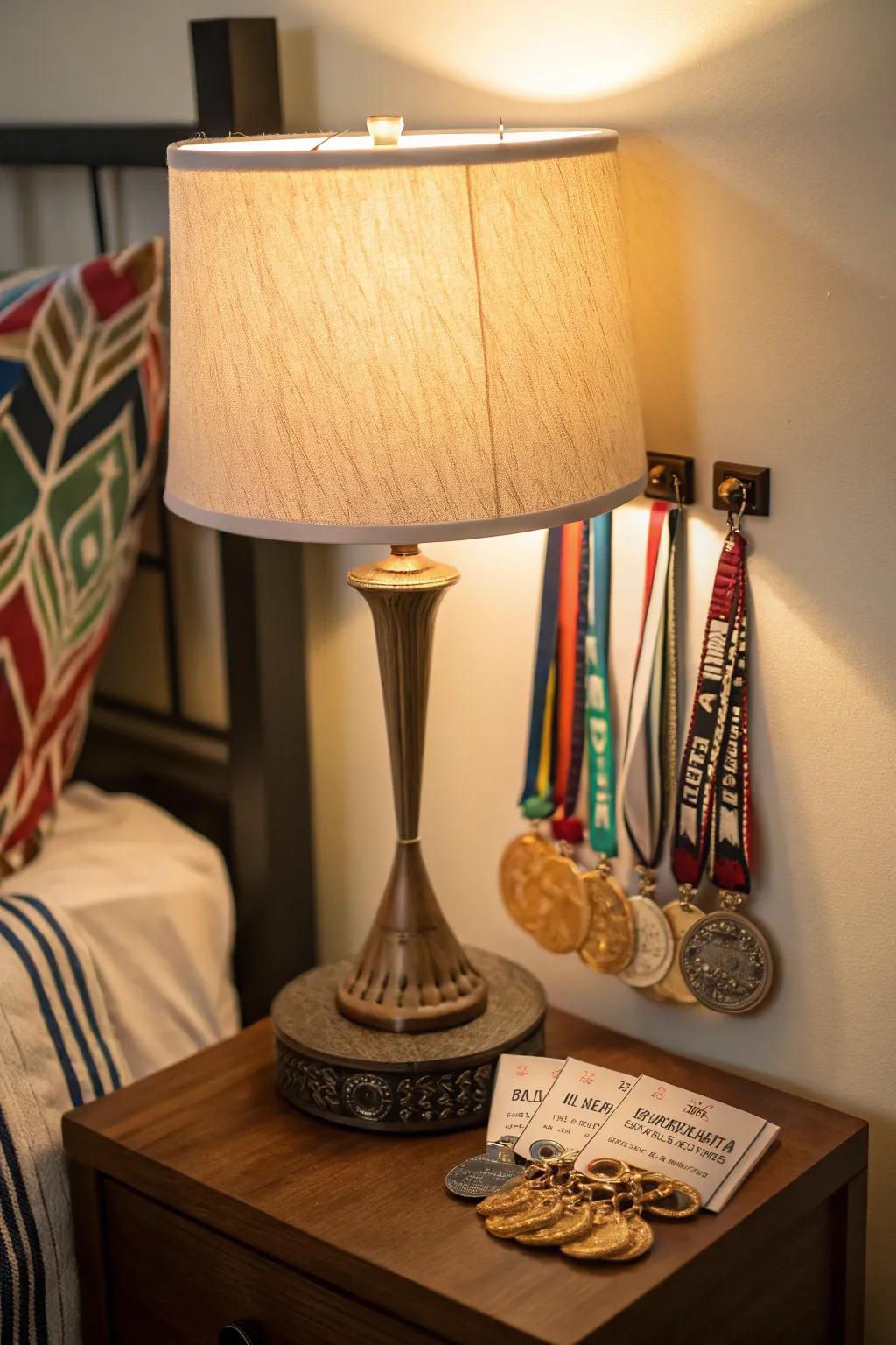 A lamp that radiates illumination upon your achievements while brightening your space.