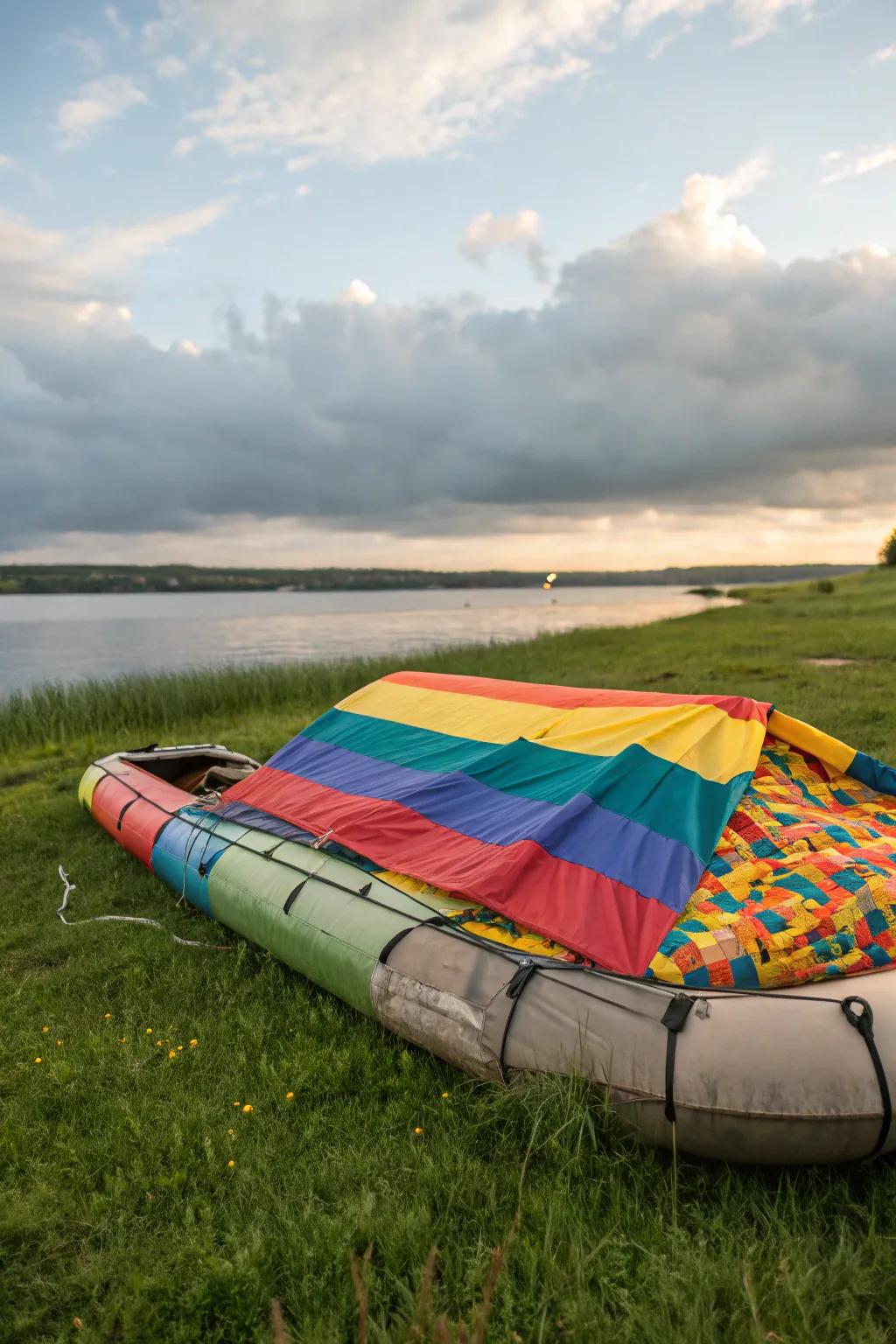 A DIY cover provides tailored protection for your watercraft.