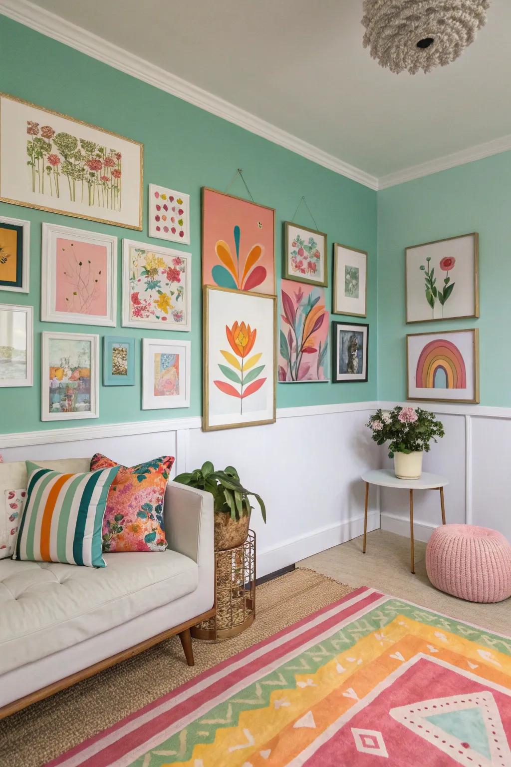 Inventive touches enrich and personalize your space.