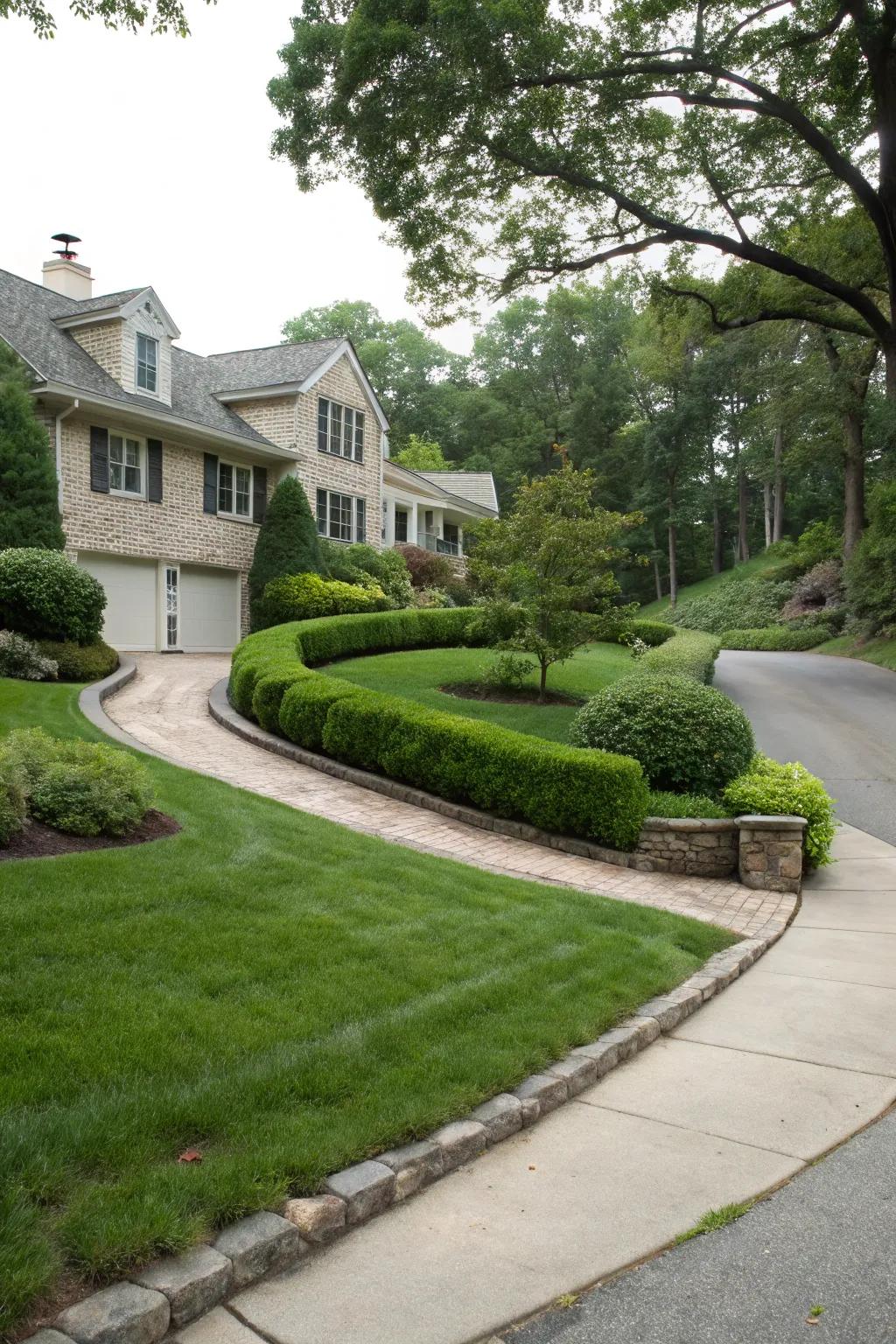 A path that merges exquisitely into the circumambient terrain.