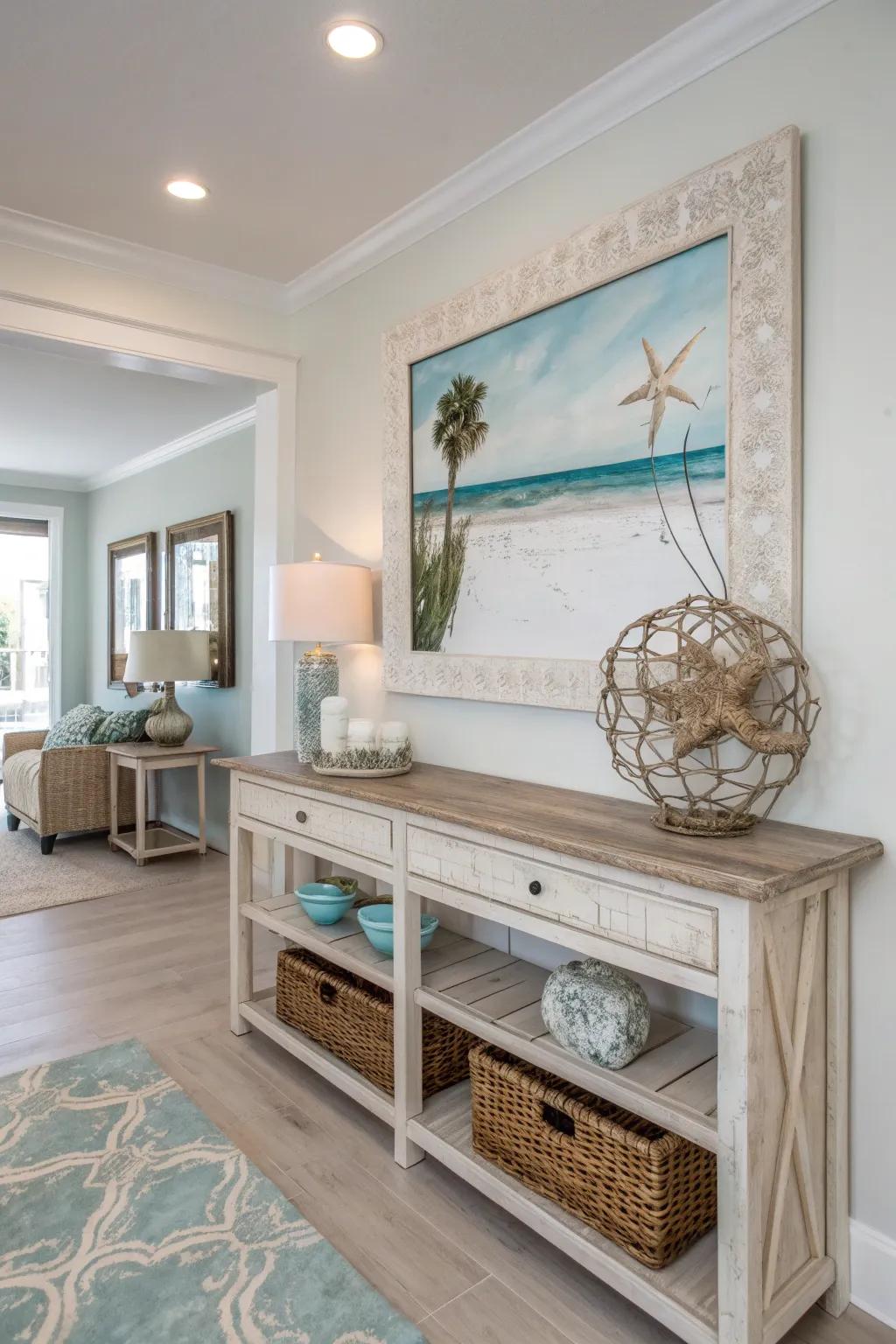 Mirrors and art deepen your apartment’s style, beautifully reflecting light.