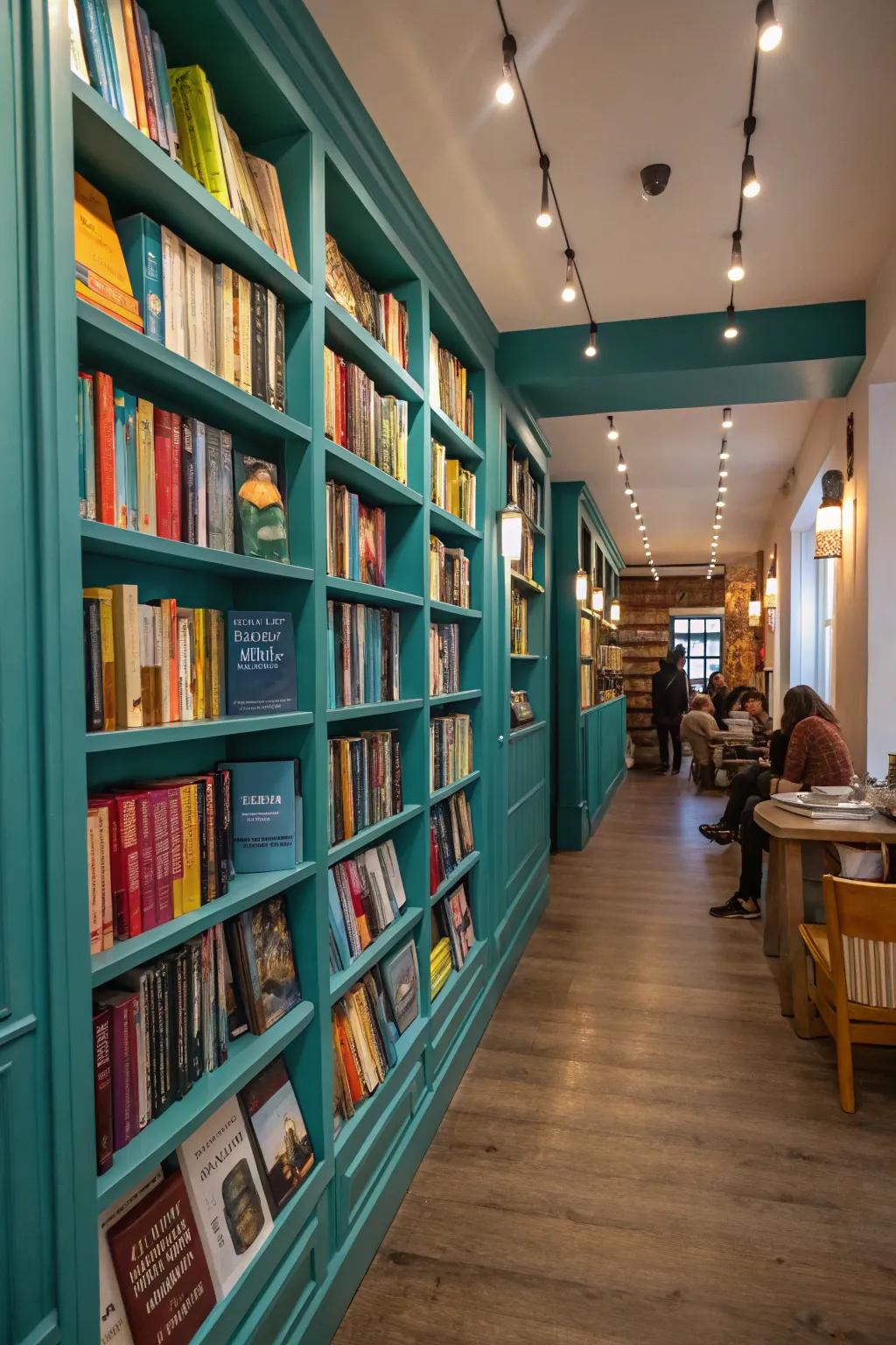 Bright hues can energize and personalize your reading area.