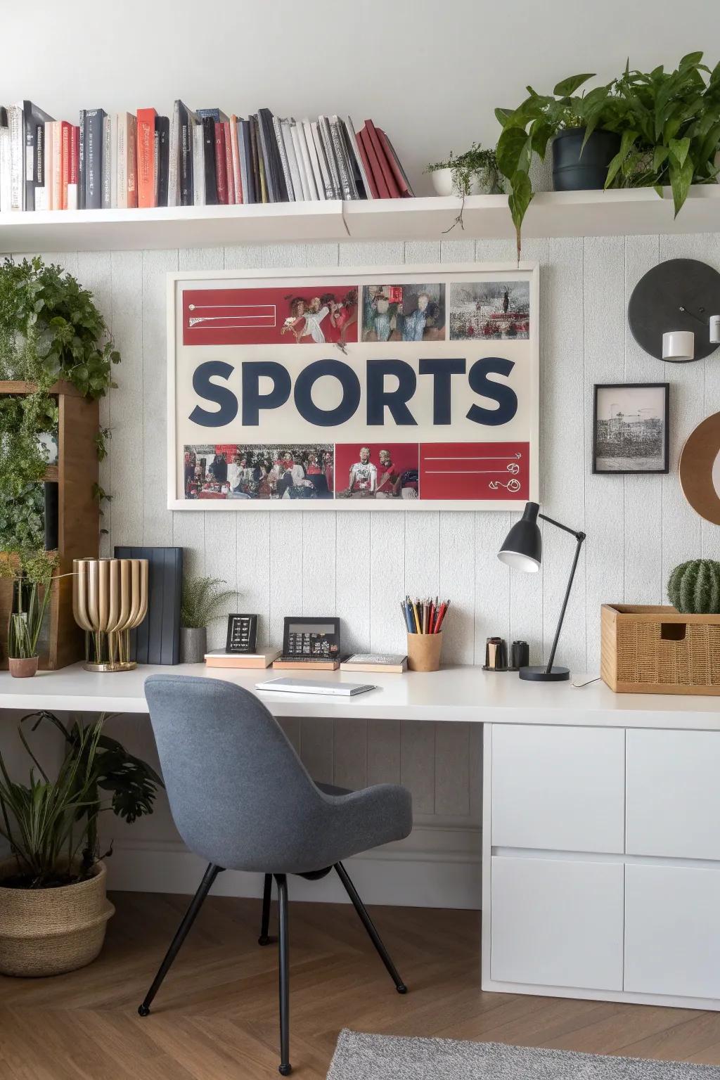 Generate an impact with creative typography in sports posters.