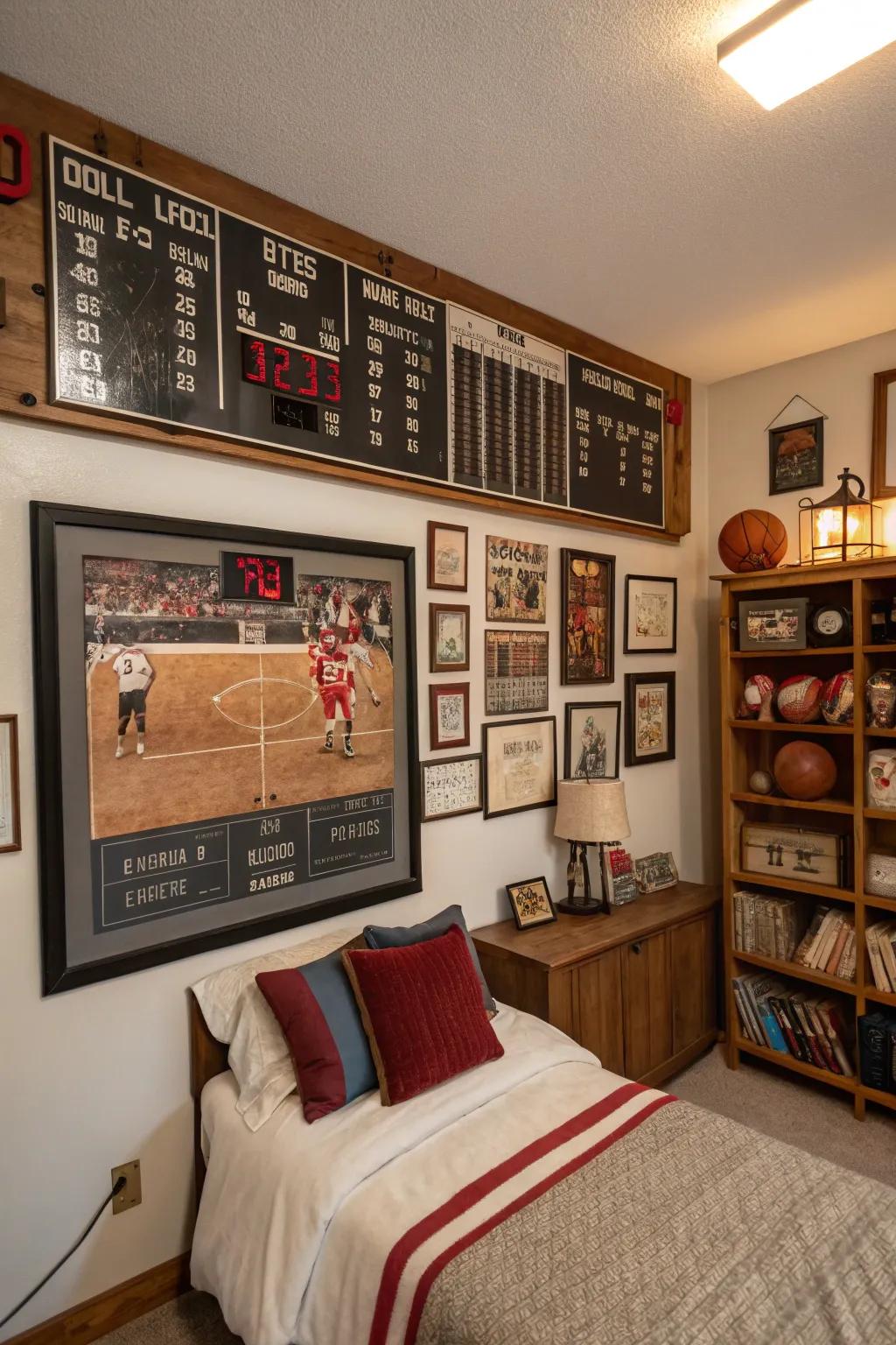 Infuse a sense of nostalgia with vintage athletic elements.