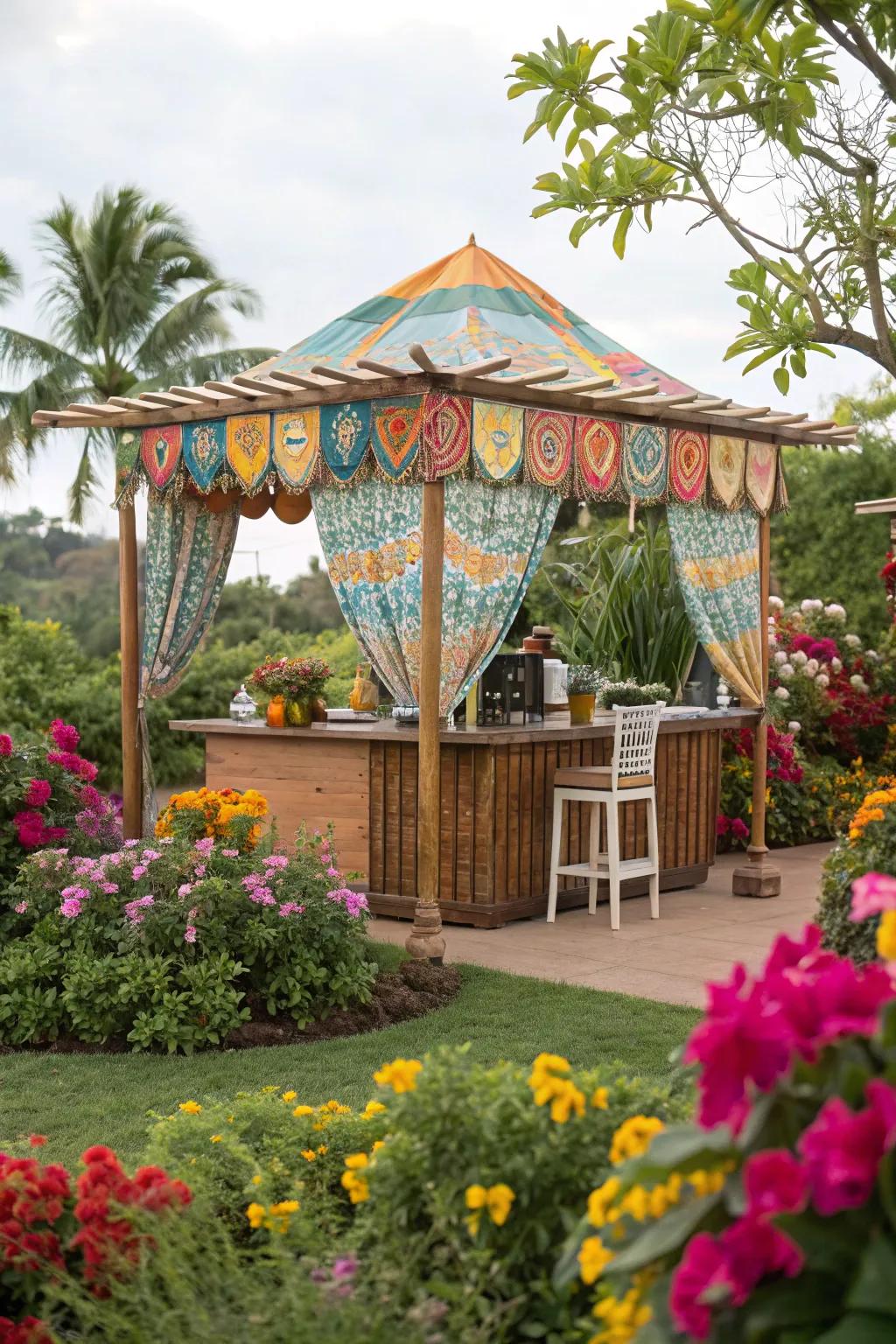 Textile awnings append flexible shade with a dash of refinement.
