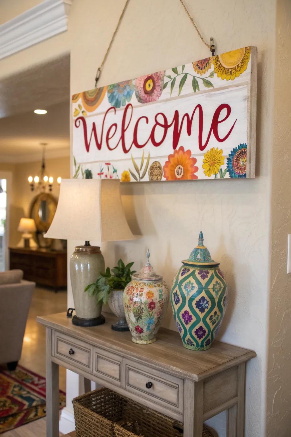 Express your imagination with a custom painted canvas.