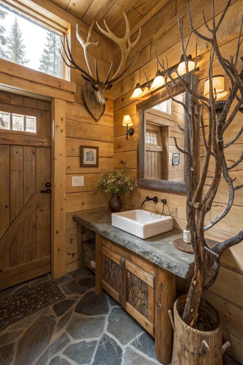 Organic additions unite the Western motif.