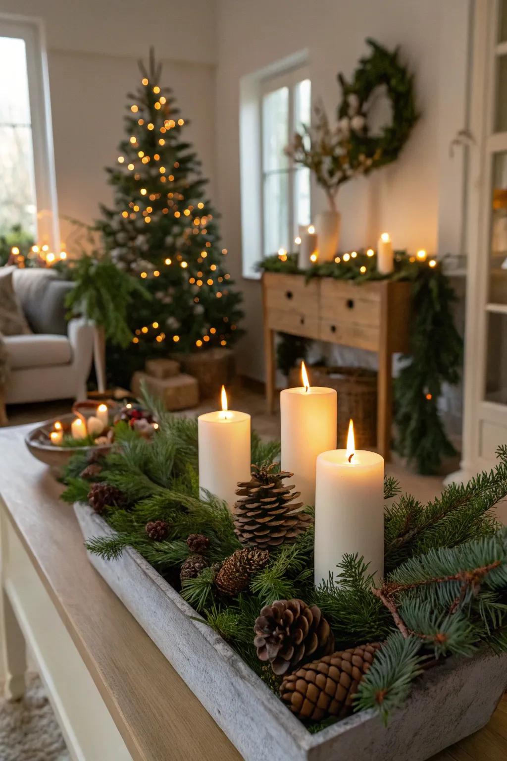 Commemorate the wintry turning point embracing warmth accompanied by the natural world.