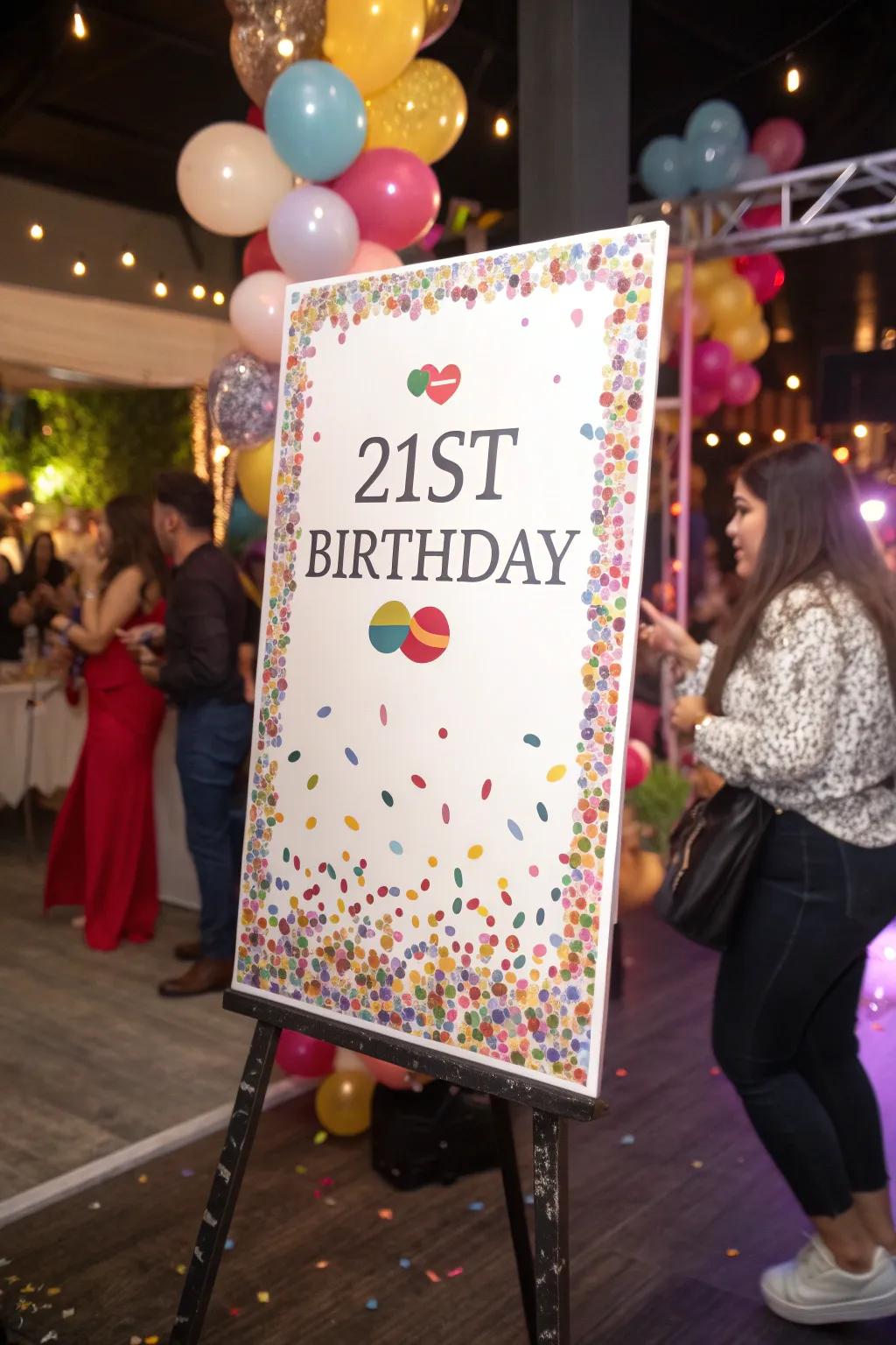 Confetti motifs infuse a playful, celebratory vibe.