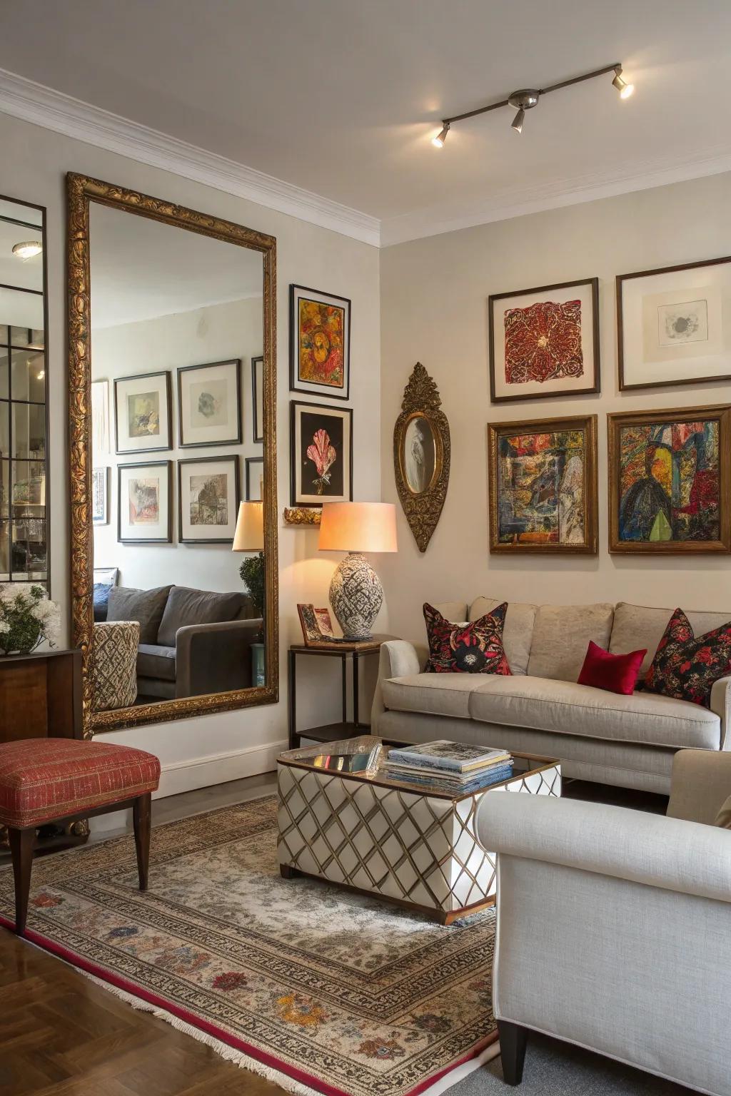 Decorations expand and personalize your space.