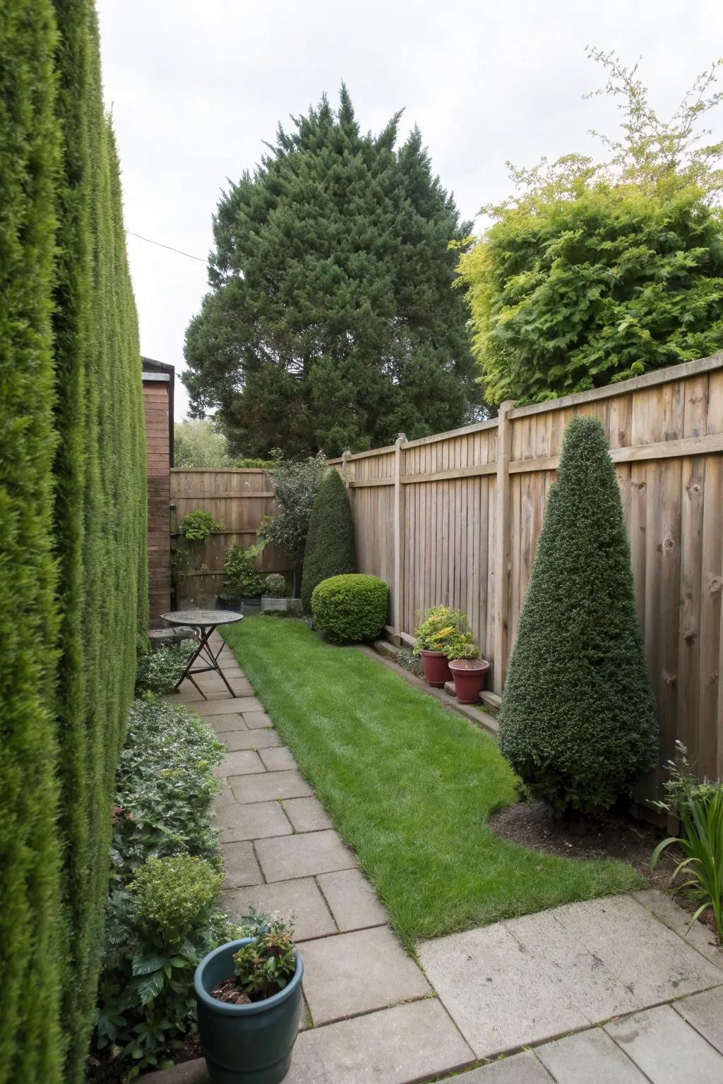 Imaginative solutions guarantee privacy while enhancing beauty.