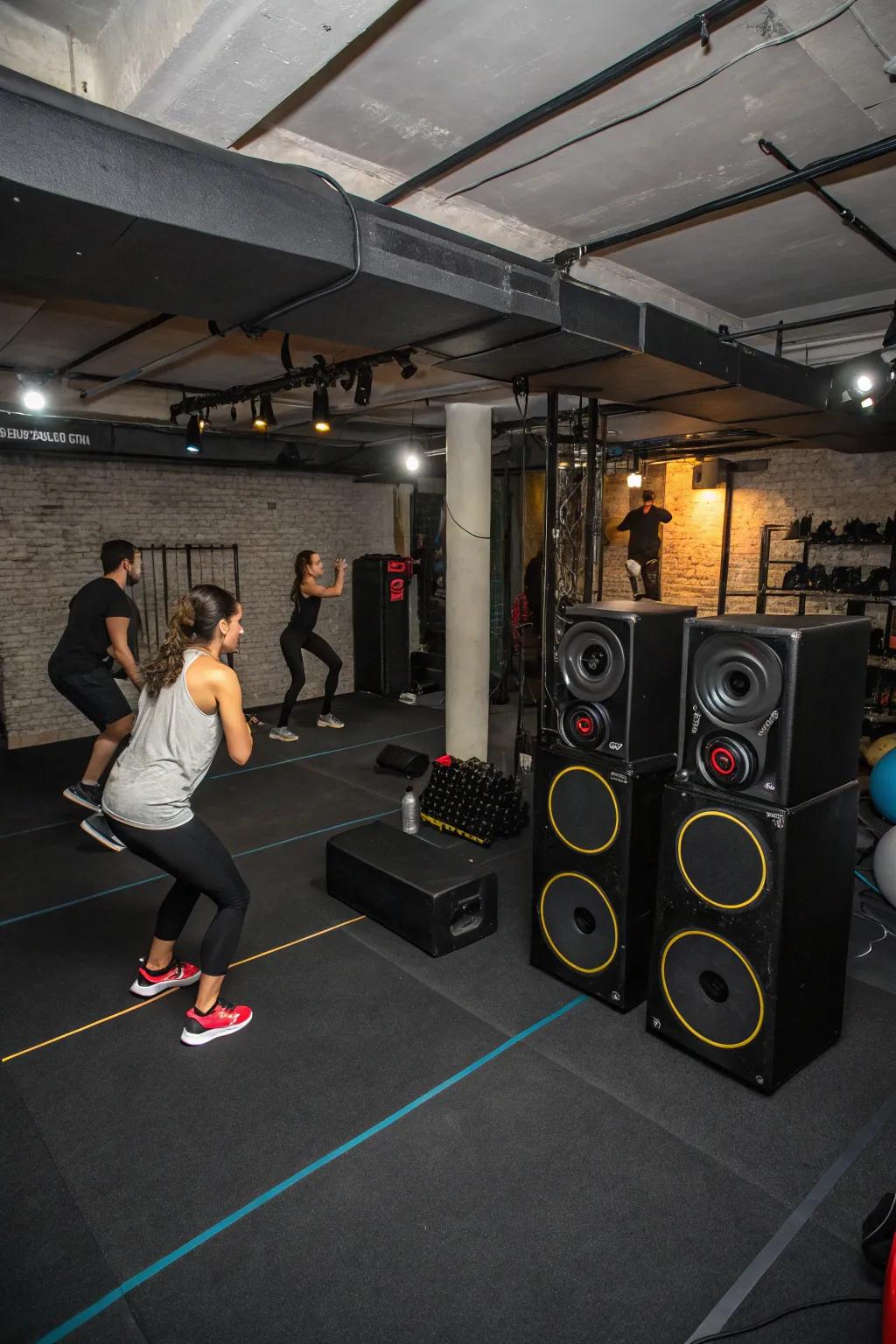 Music strengthens inspiration and renders exercises more pleasurable.