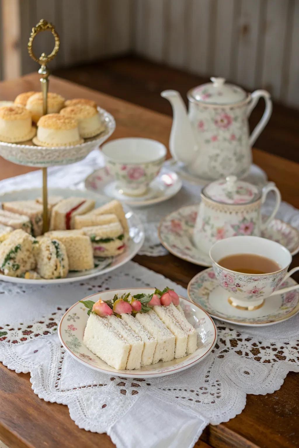 Revisit the charm of yesteryear through a past era tea celebration.