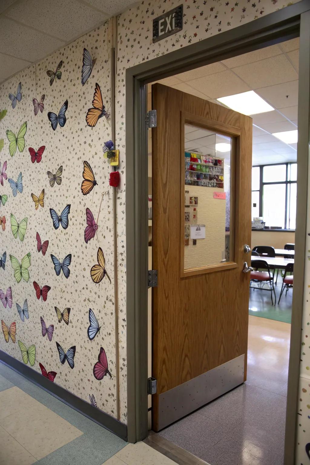 Incorporate depth through textured backdrops and flutter accents.