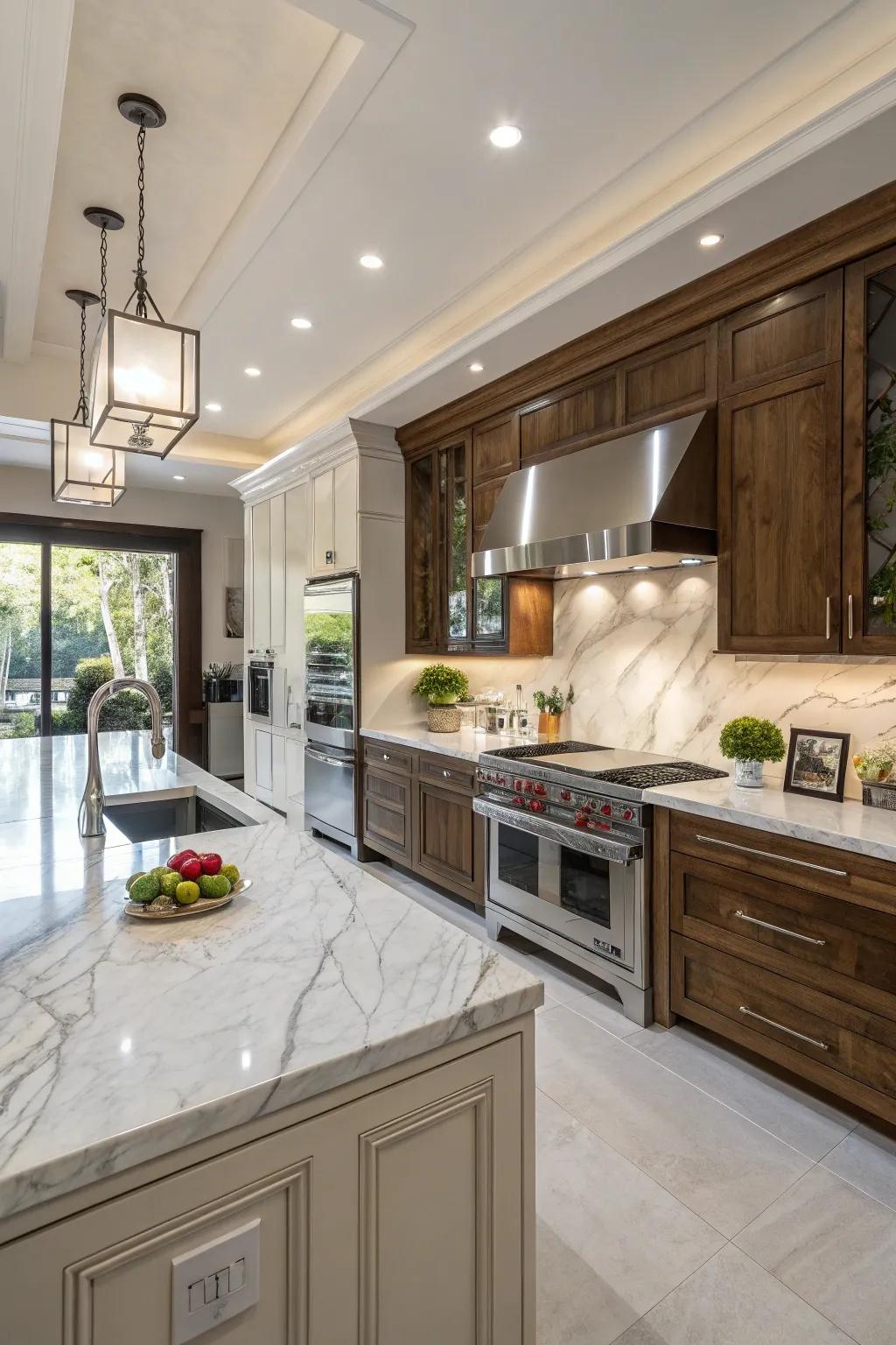 Superior materials that guarantee strength and refinement.