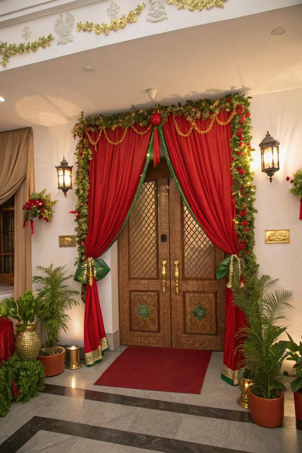 A traditional color palette sets a classic and festive mood.