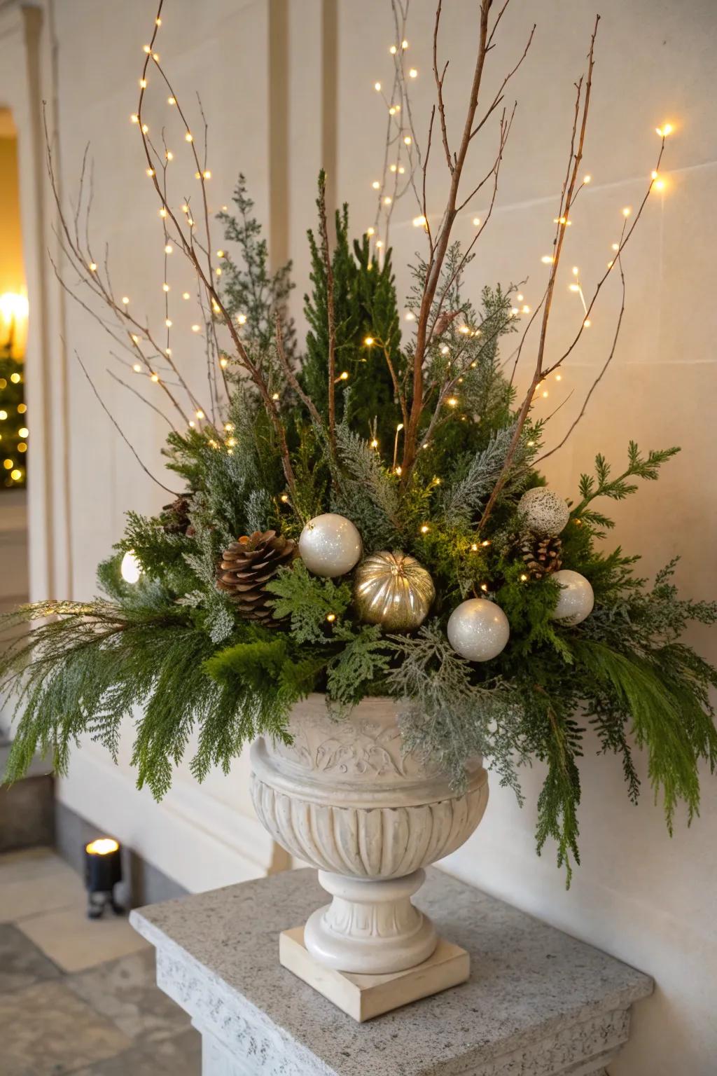 Timeless beauty with evergreen elegance.