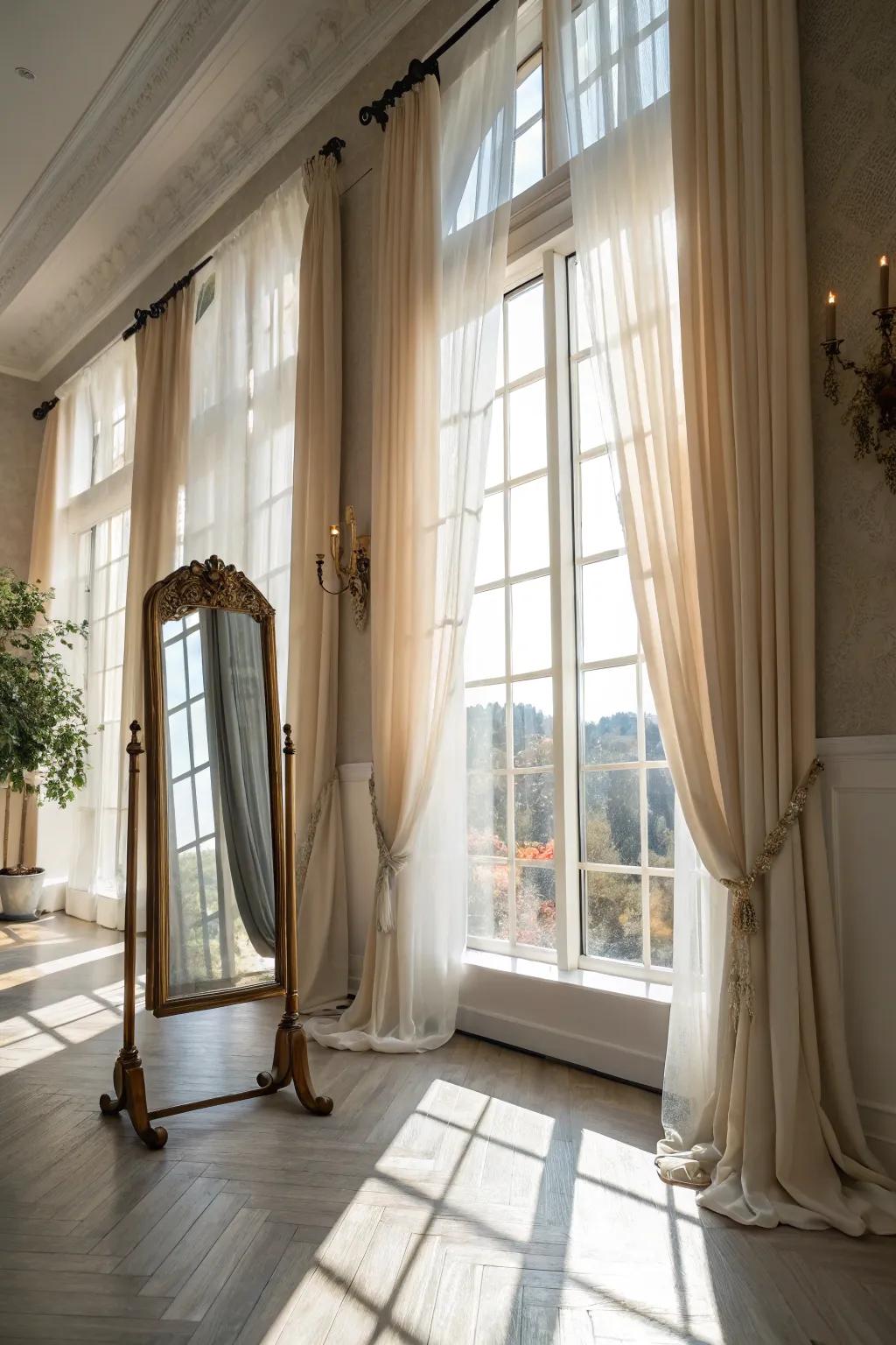 Natural illumination makes your area feel open and airy.