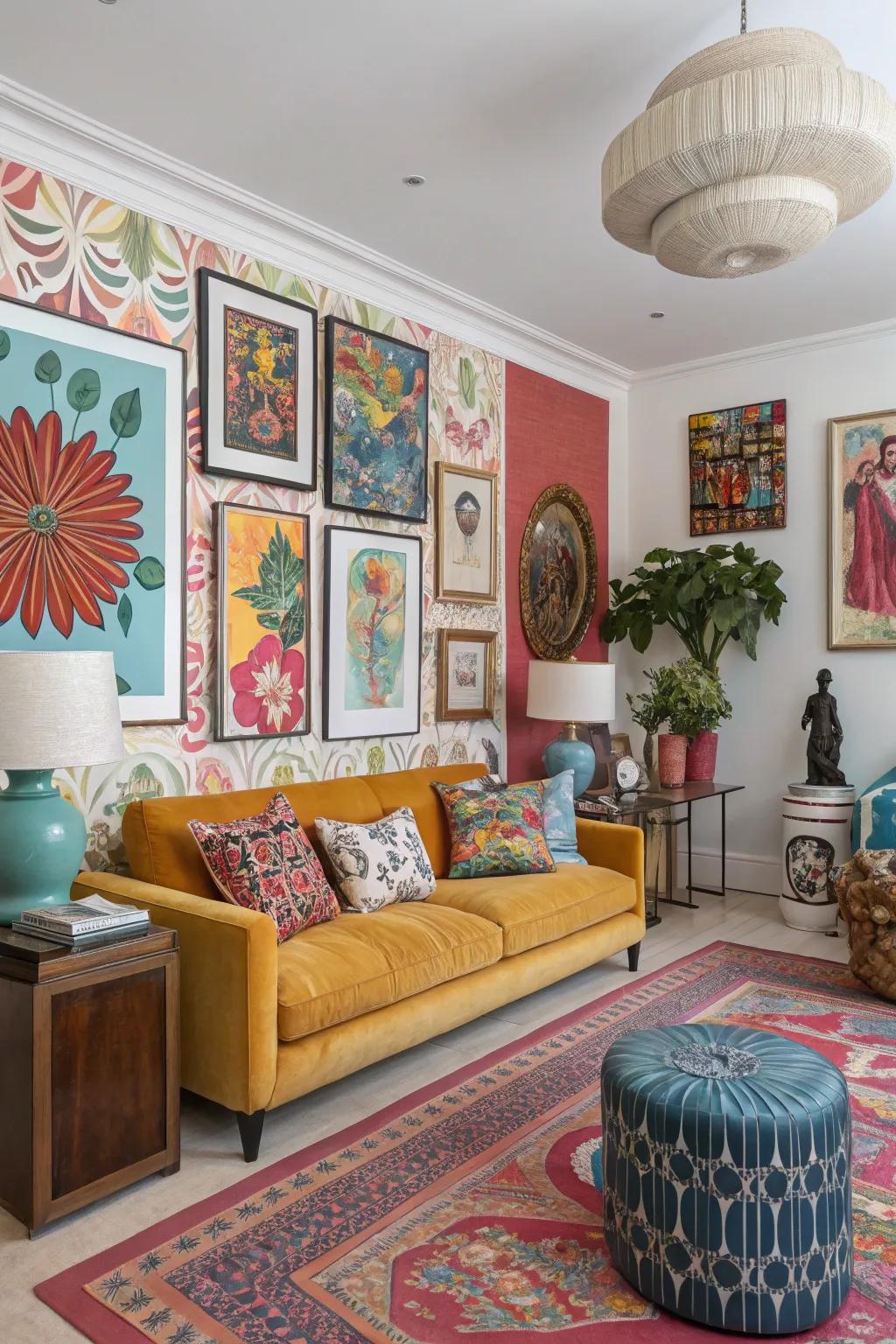 Infuse your dwelling with inventiveness and striking statements.