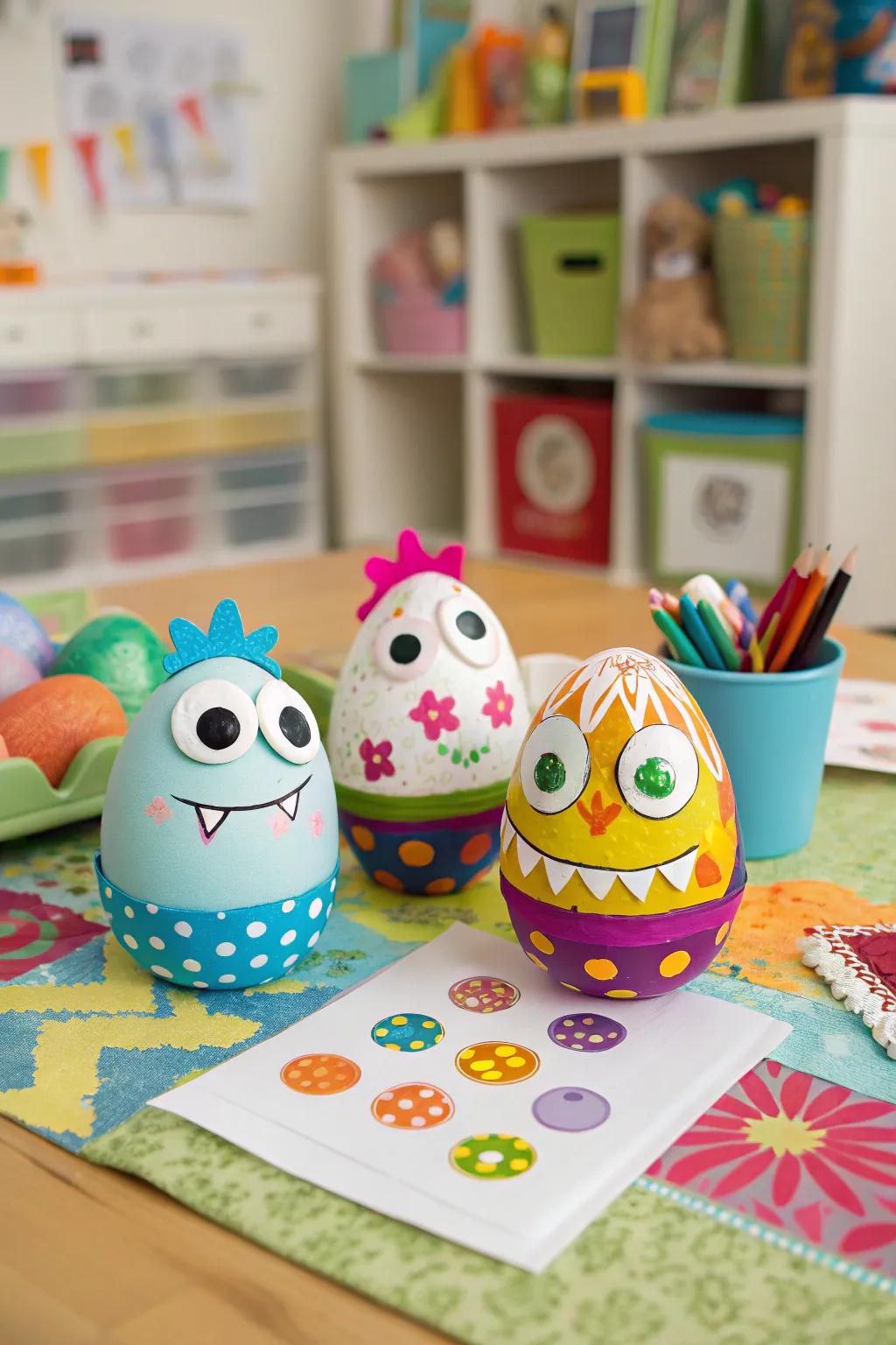 Eccentric being eggs injecting a playful feature into family craft duration.