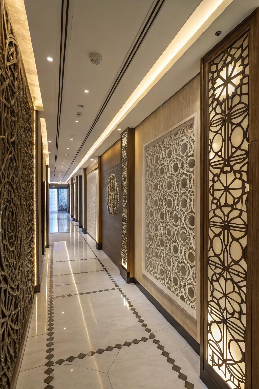 Elevated borders contribute dimensionality and intrigue to your aesthetic.