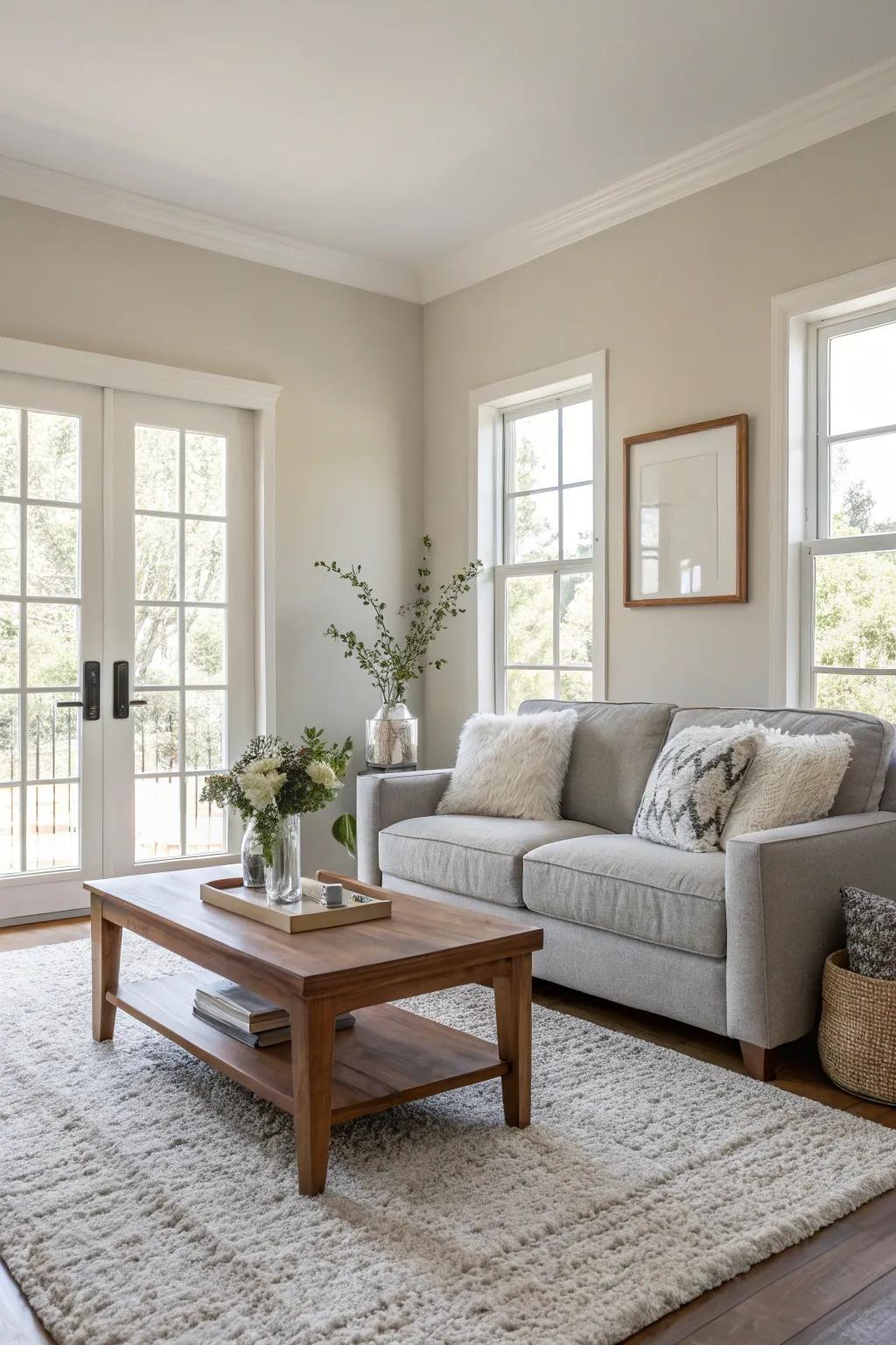 Understated elegance creates serenity and style.