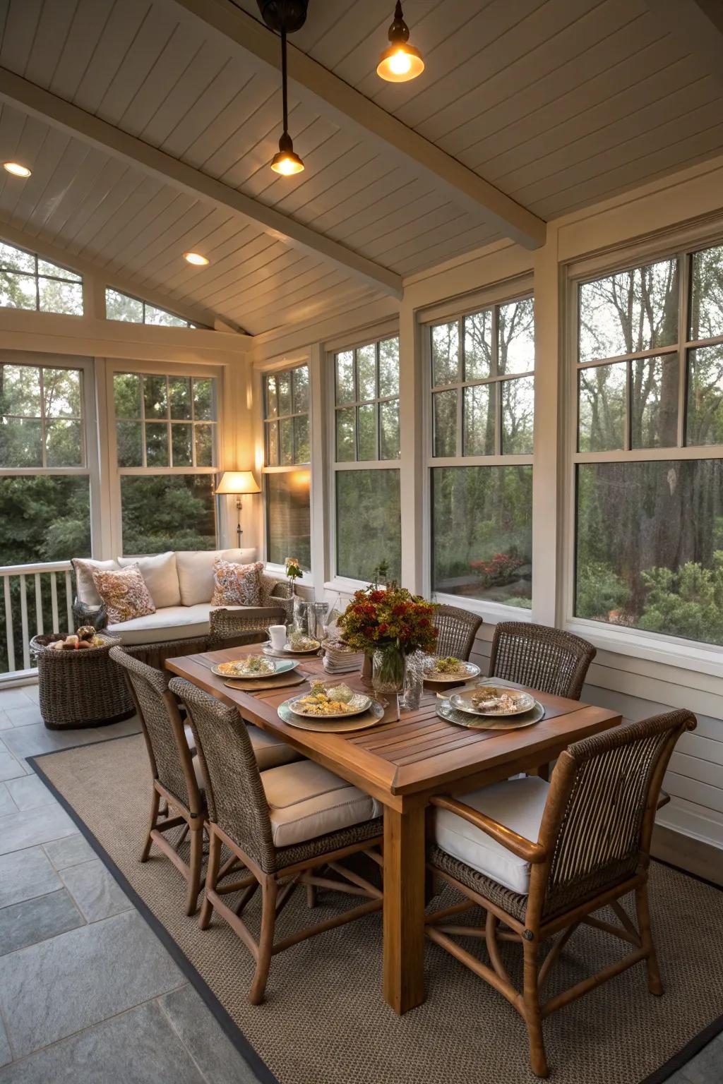 Savor a versatile area for various activities.