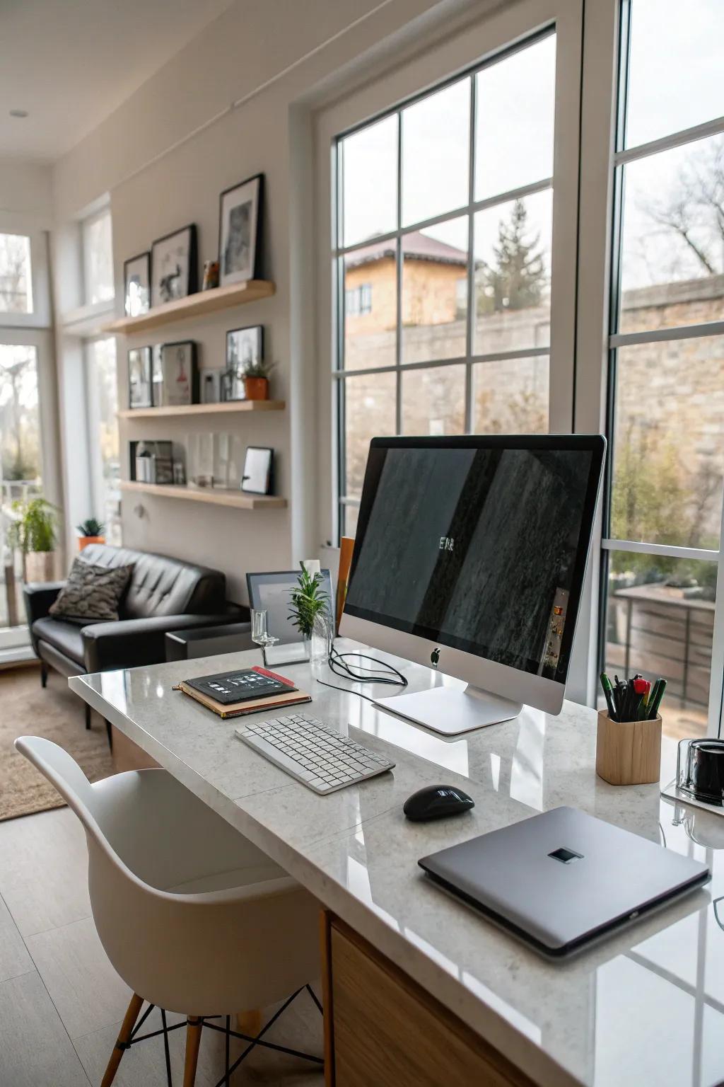 Smart tech effortlessly modernizes your office.