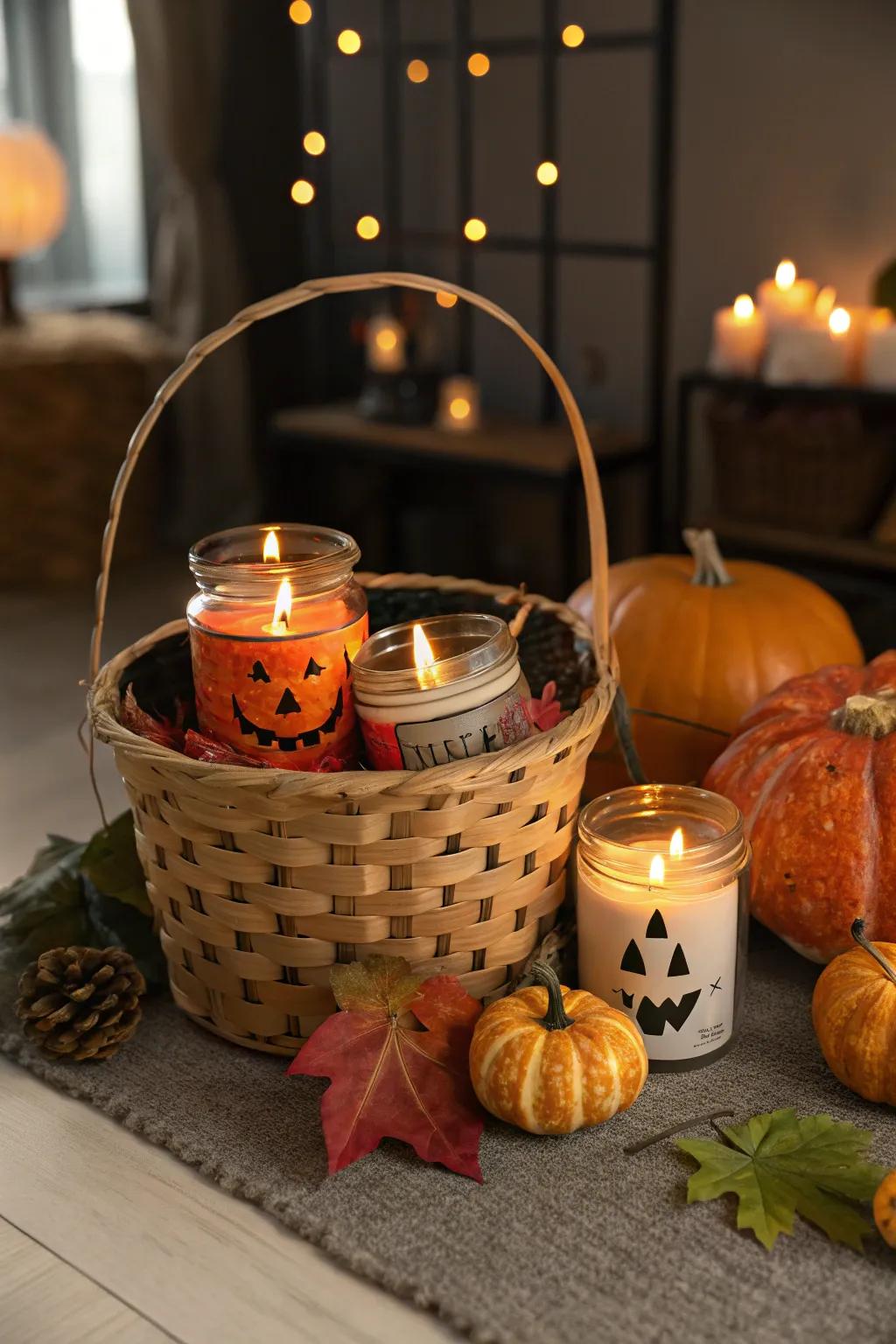 Candles that design the perfect Halloween mood.