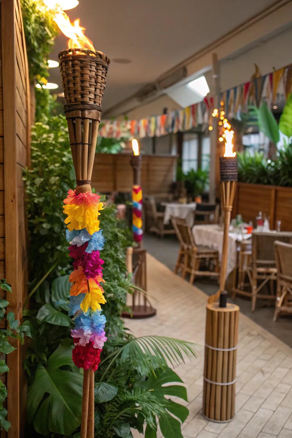 Escape to an Equatorial Yuletide refuge adorned with dynamic design.