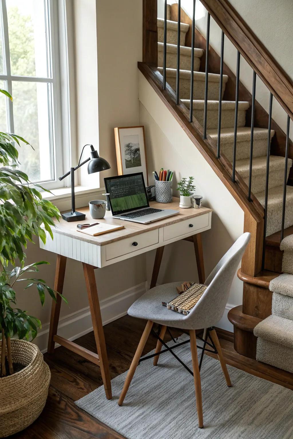 Surprising spaces: using every available corner.