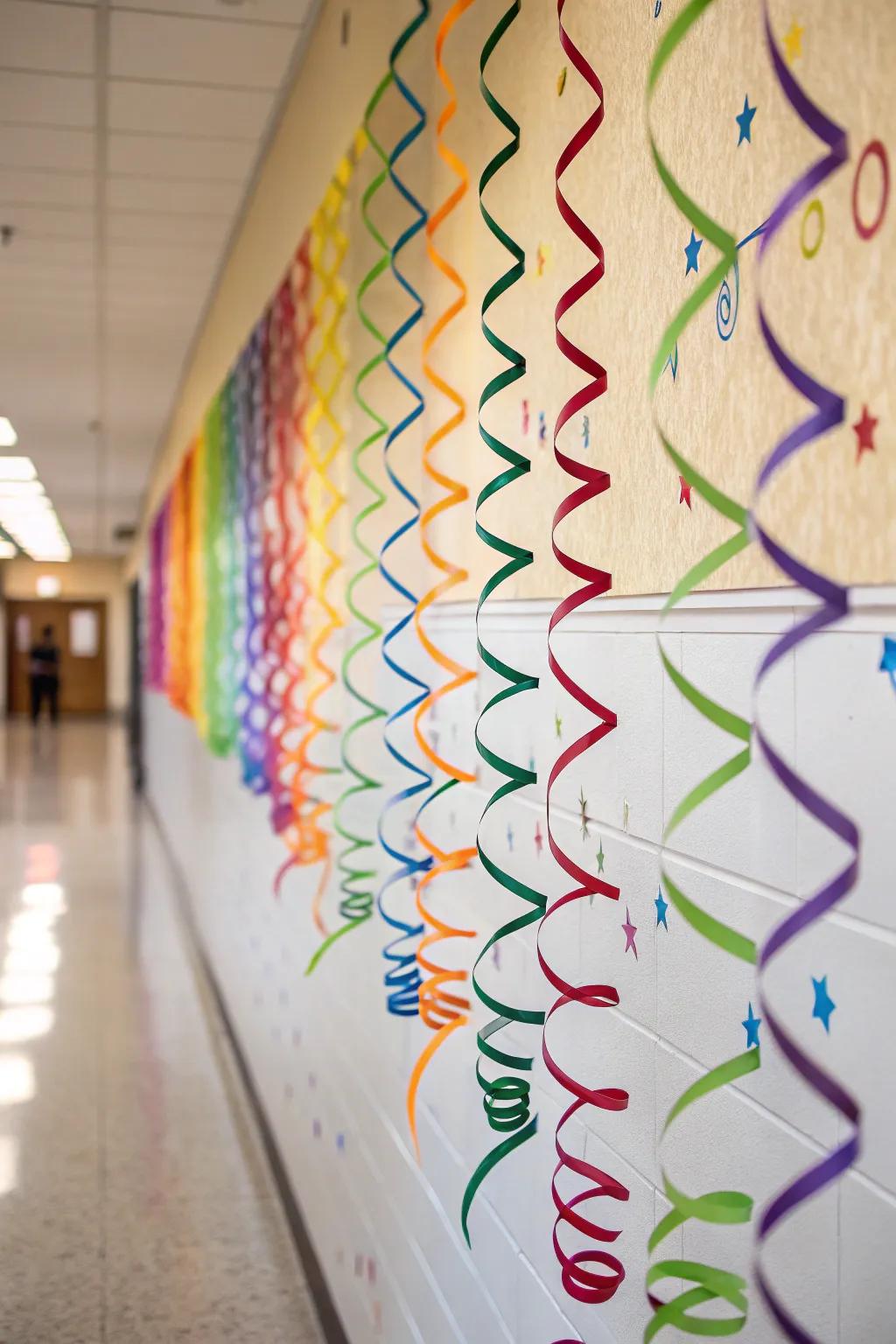 Transform ribbons into wall art with inventive motifs.