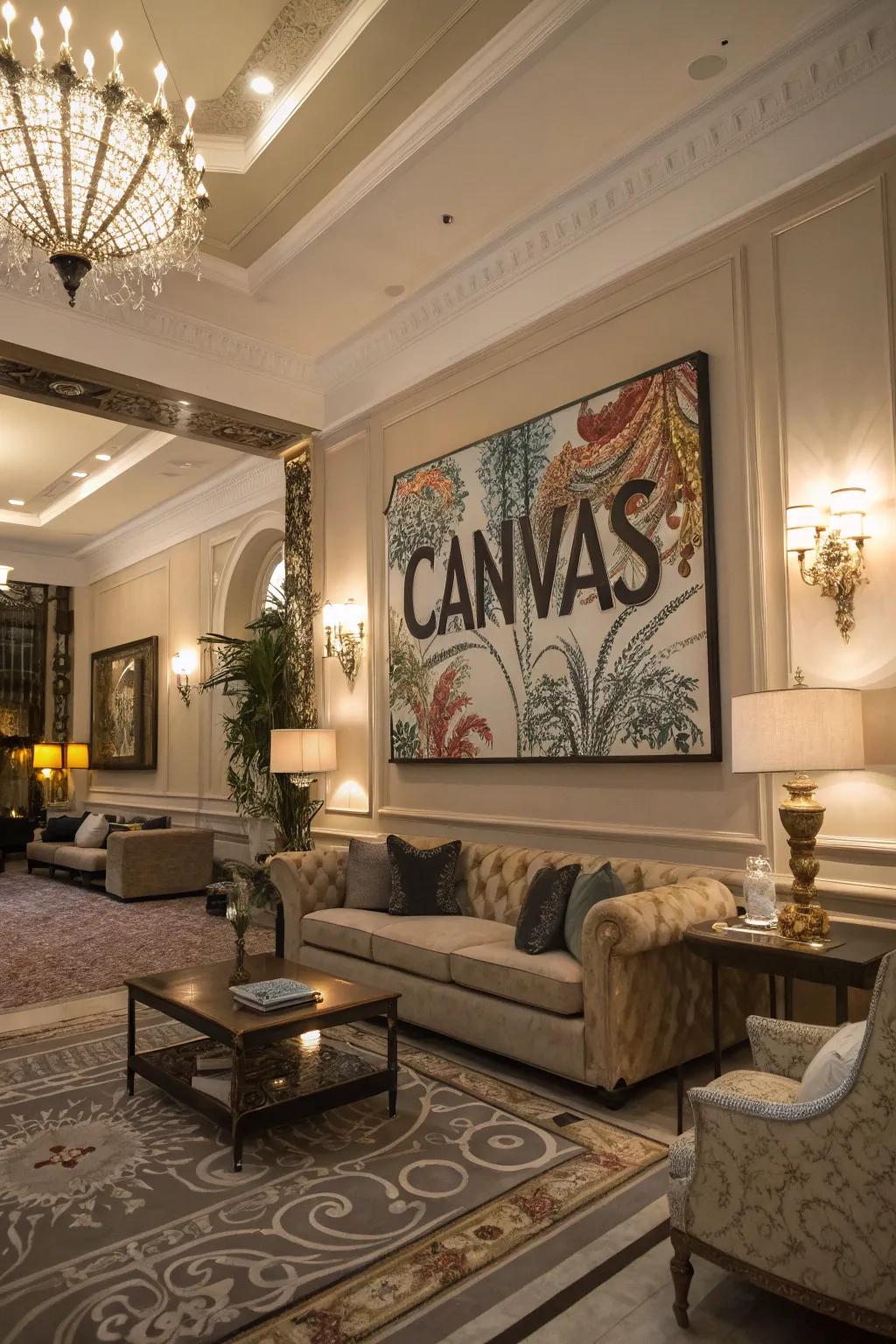 Create an impact through artistic canvas artworks.