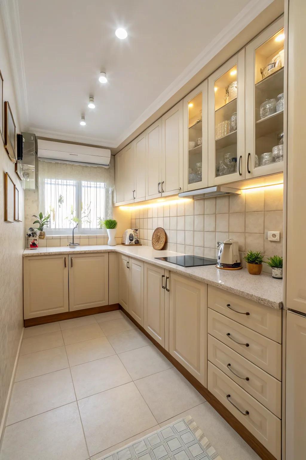 Light color palettes enhance the openness of small spaces.