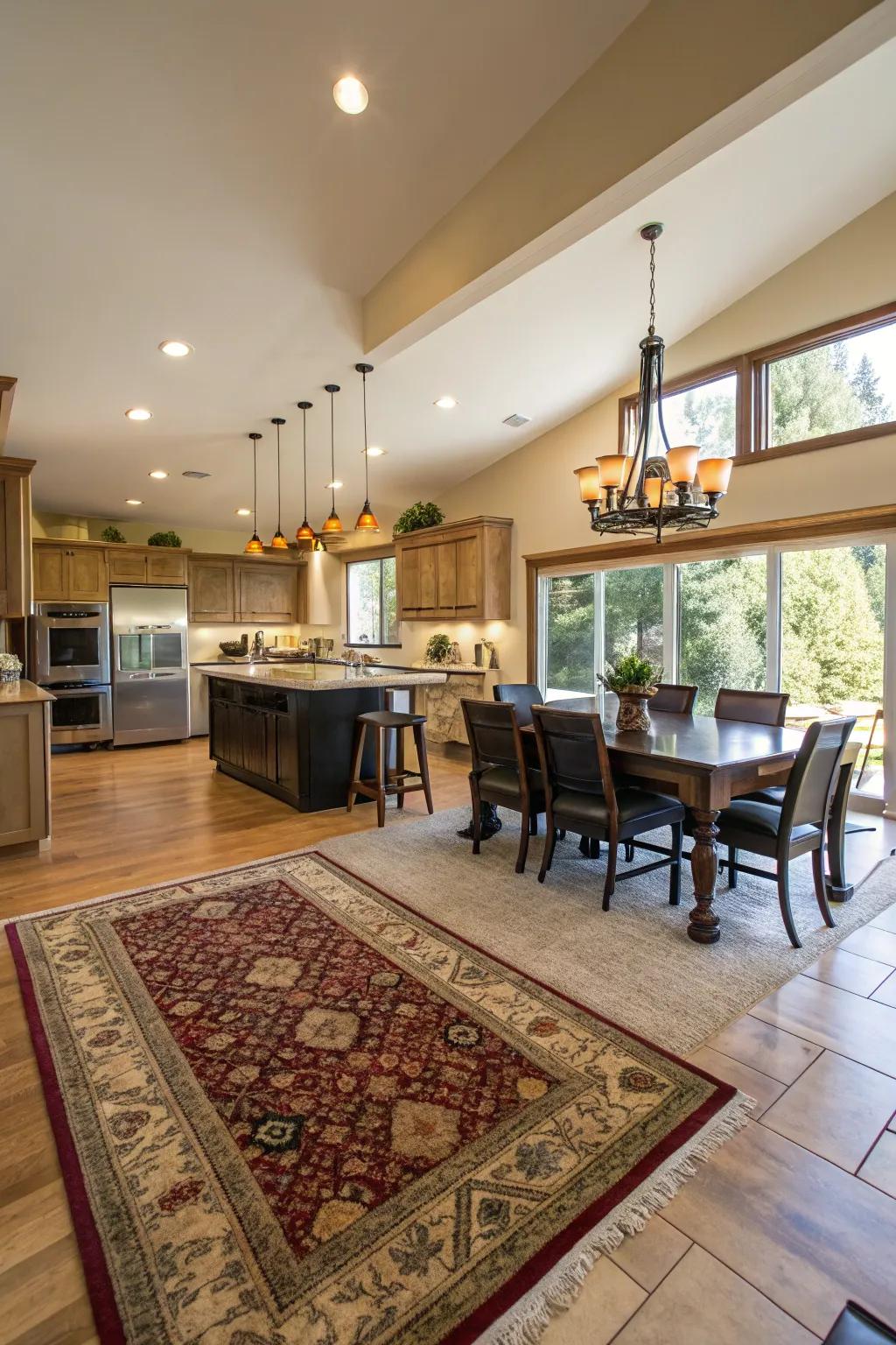 Unique areas that enhance the structure and aesthetic charm of the space.