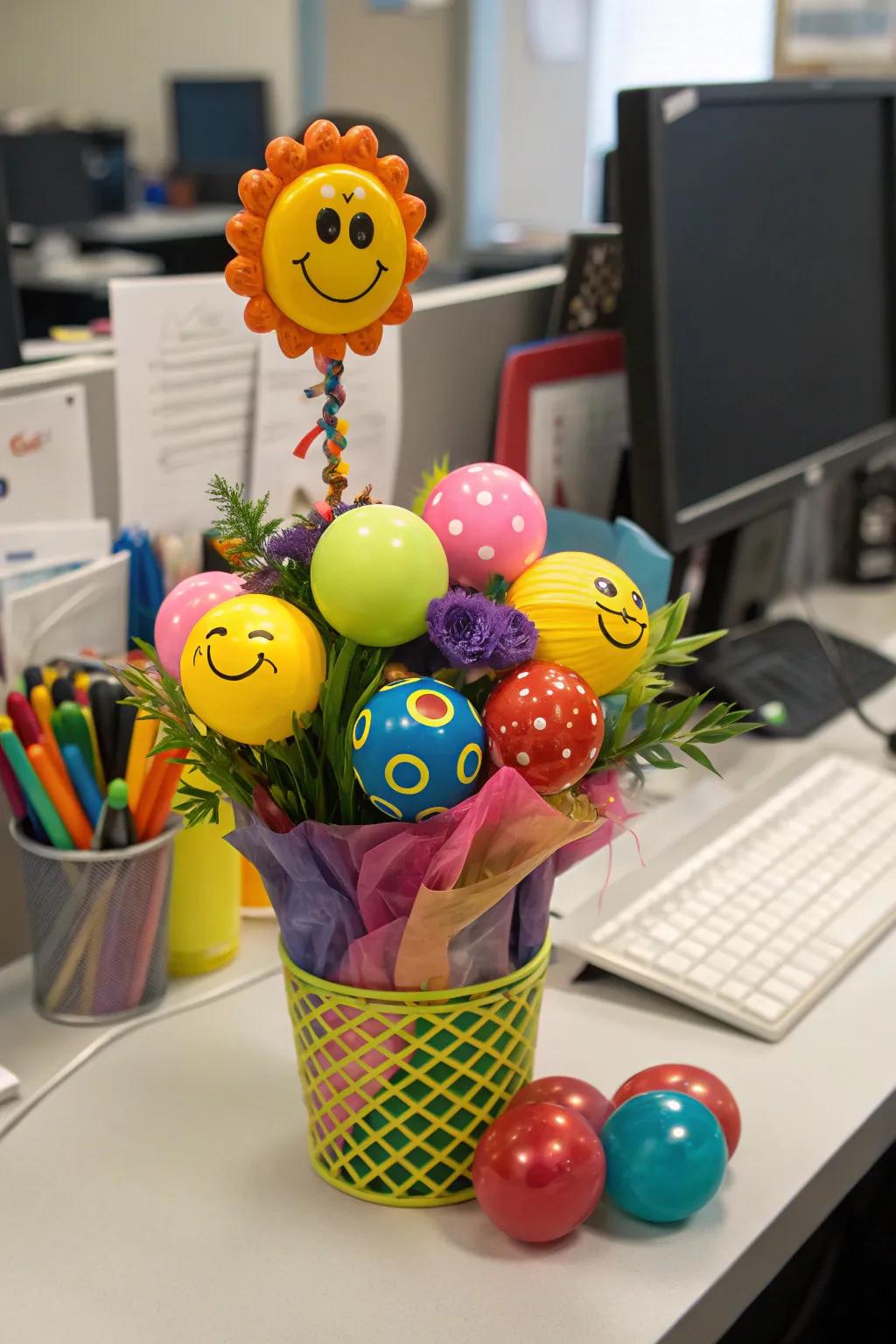 Funny item arrangement, a whimsical gift idea.