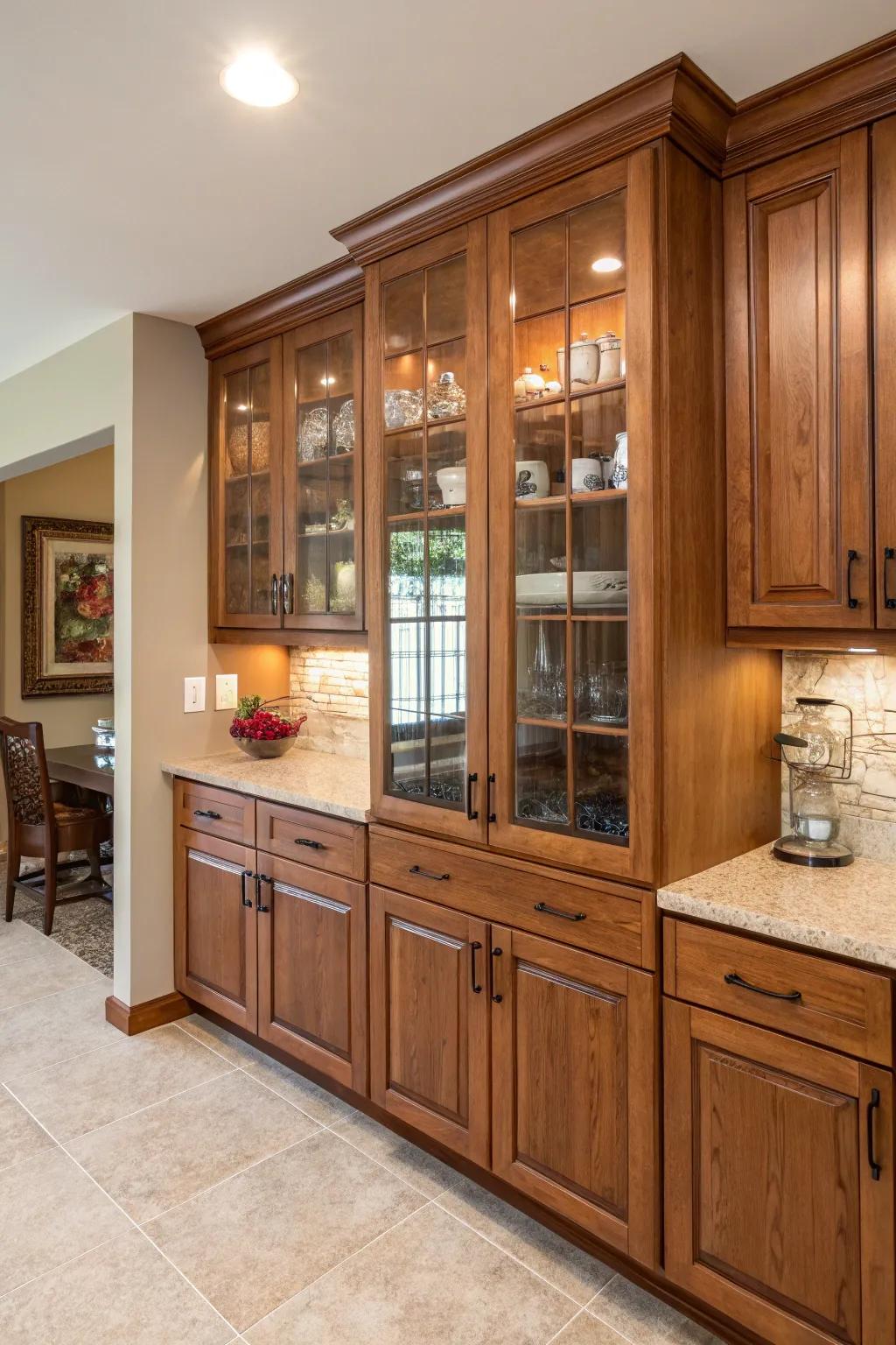Glass detailing incorporates sophistication and lightness.