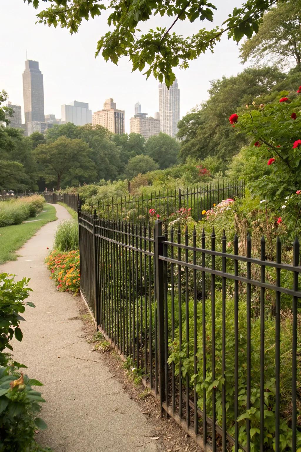 Varying heights create an engaging visual dynamic.