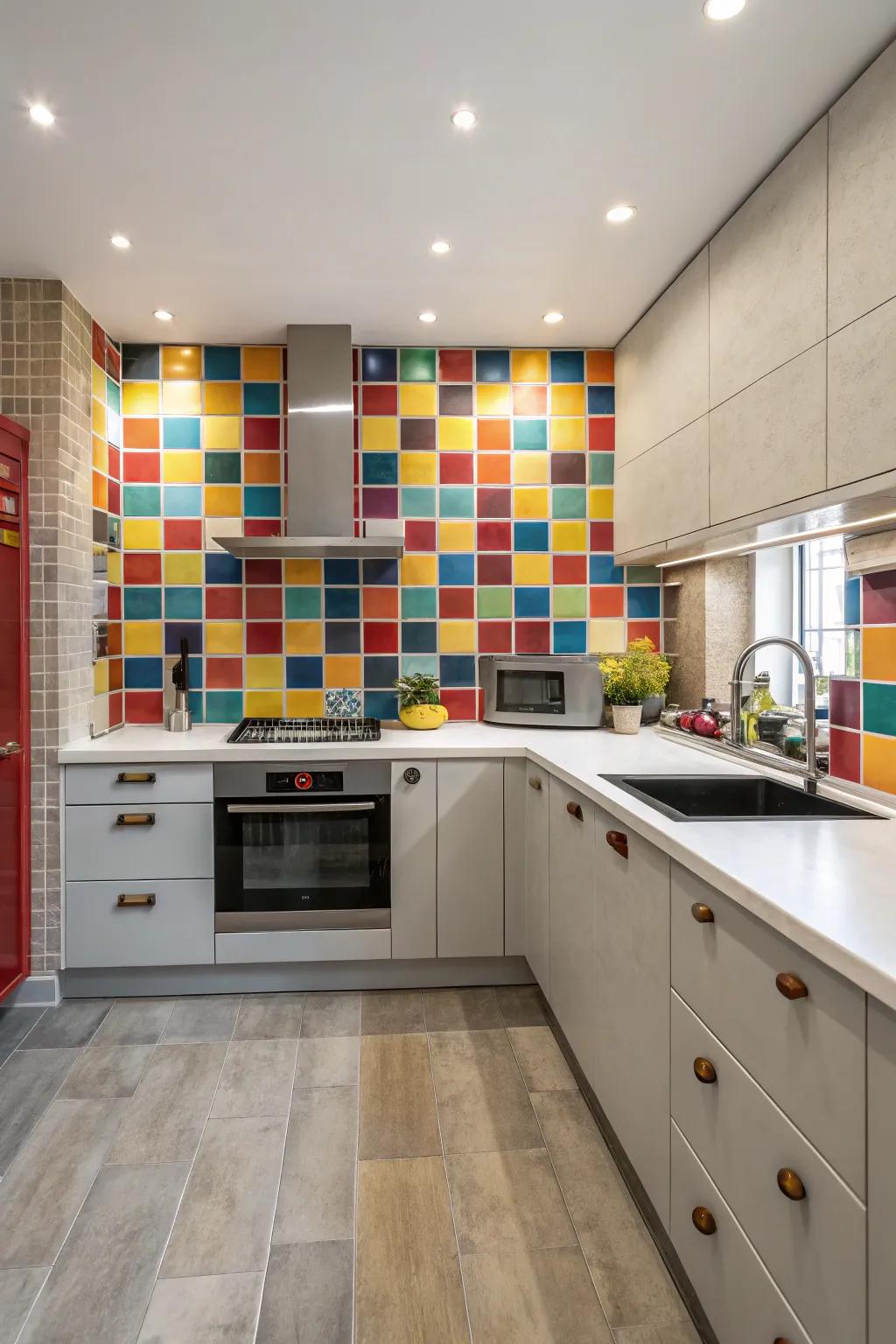 Daring colors add vibrancy and character.
