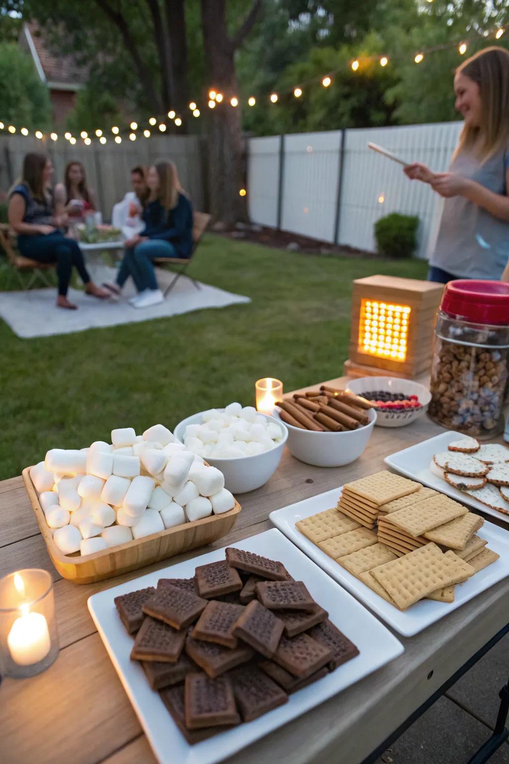 A sweet treat bar encourages delightful instants at your celebration.